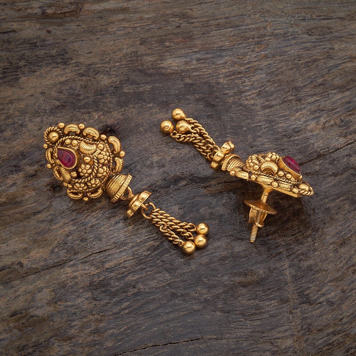 Silver Temple Earring 168235 - Image 4
