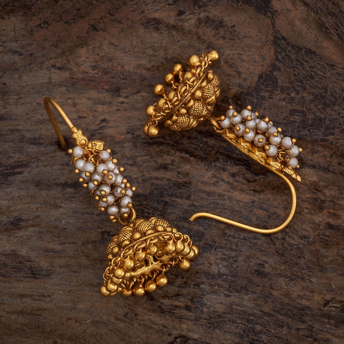 Silver Temple Earring 170615 - Image 3