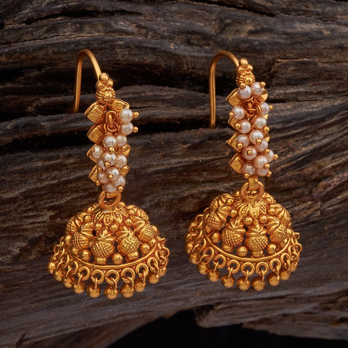 Silver Temple Earring 170615 - Image 4