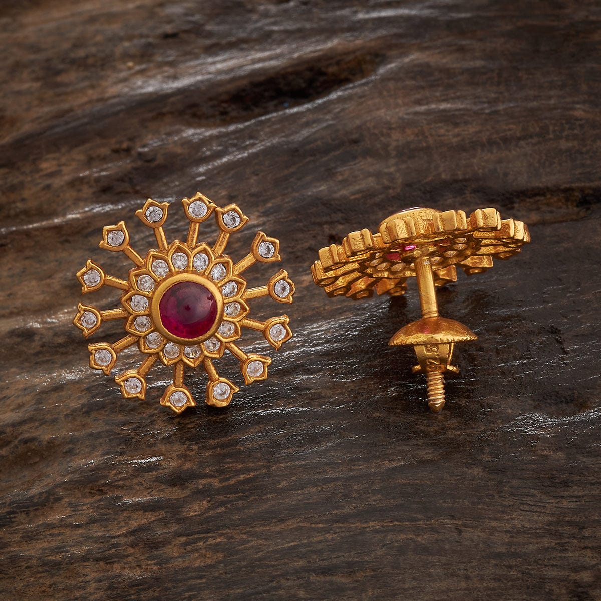 Silver Temple Earring 172538 - Image 2