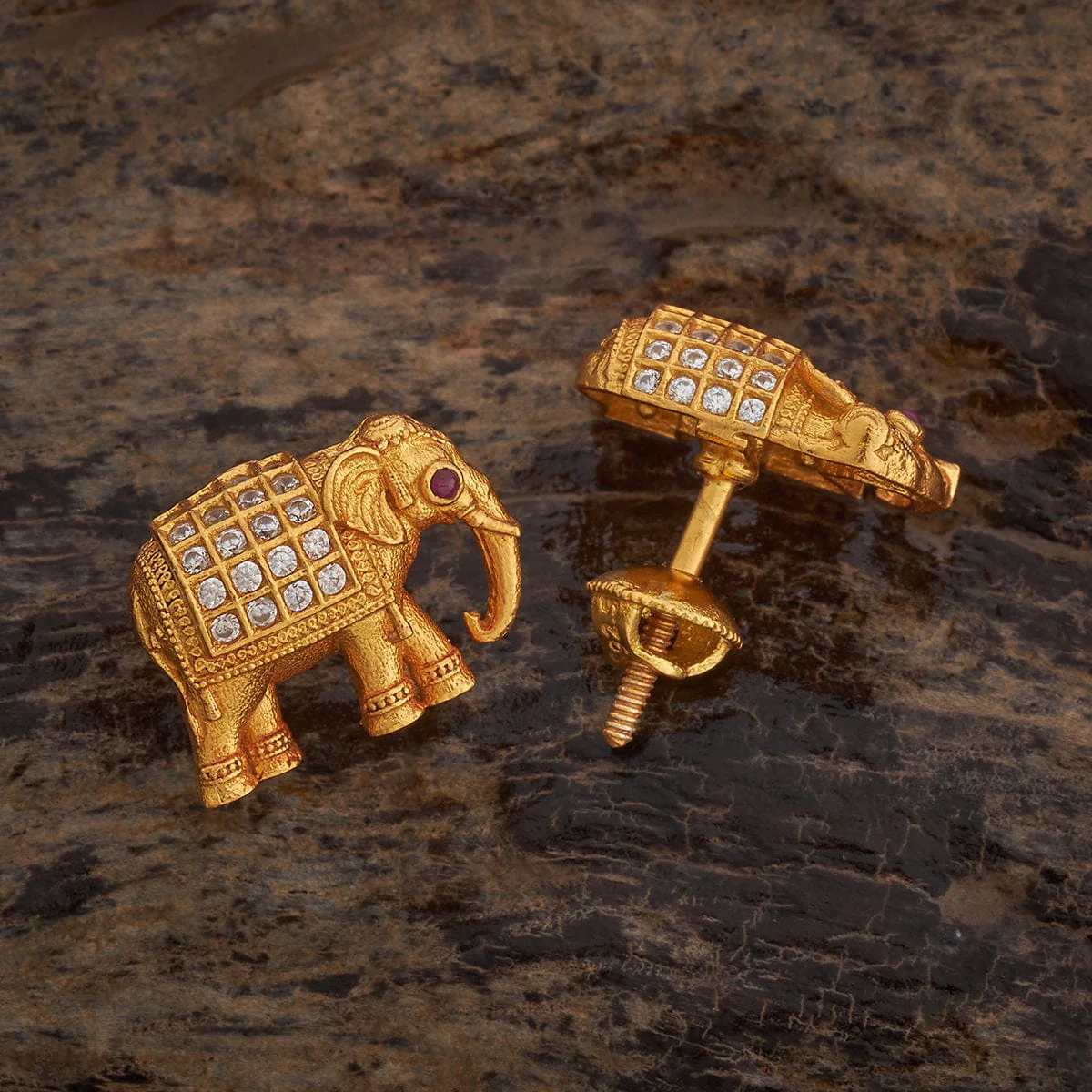 Silver Temple Earring 172545 - Image 4