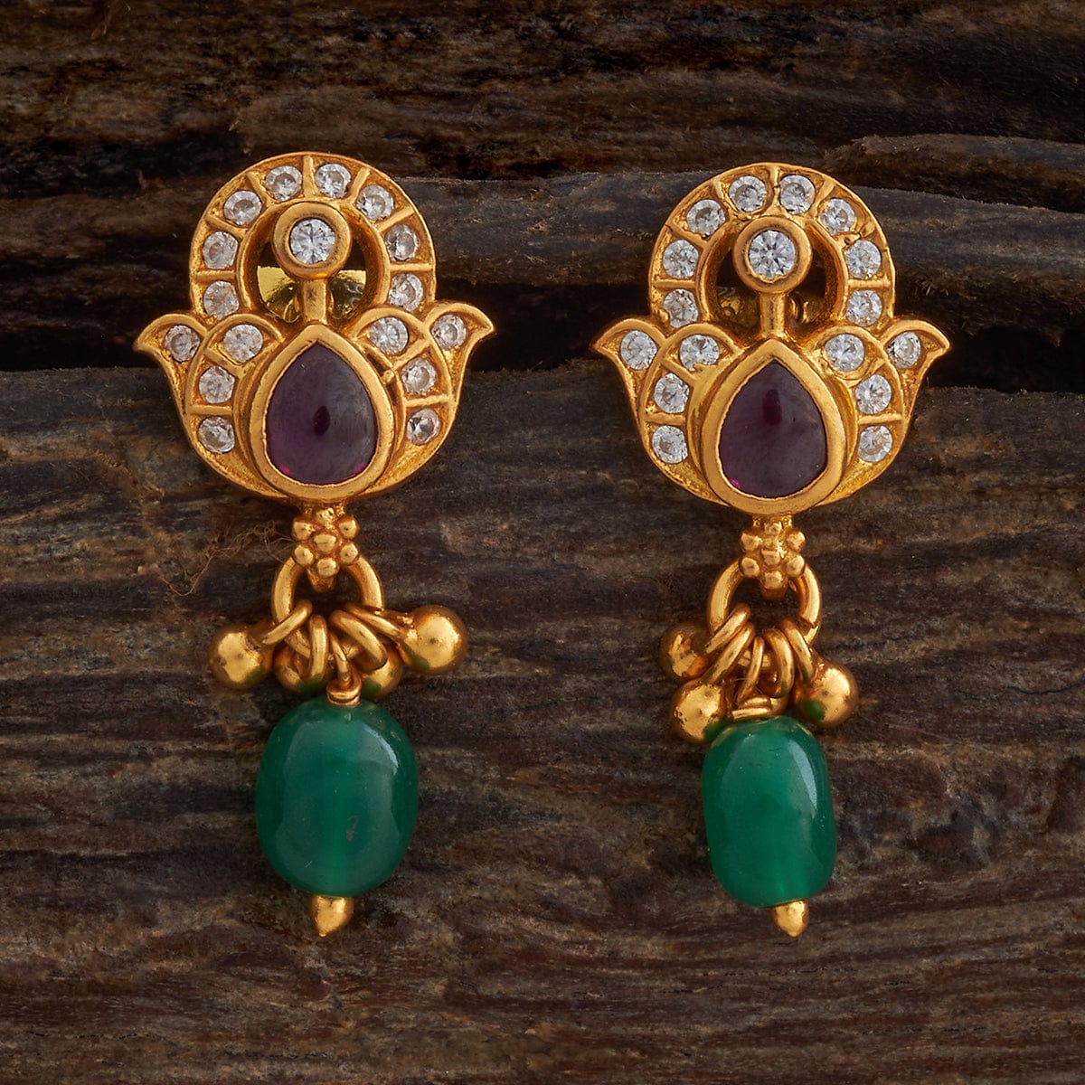 Silver Temple Earring 172547 - Image 5