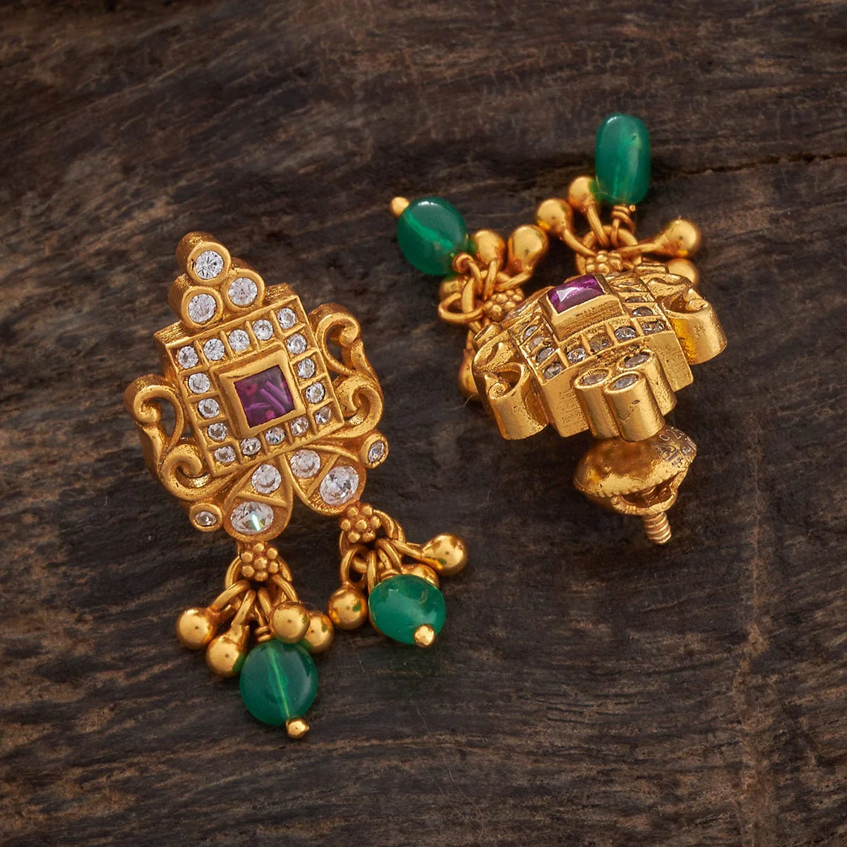 Silver Temple Earring 172550 - Image 2