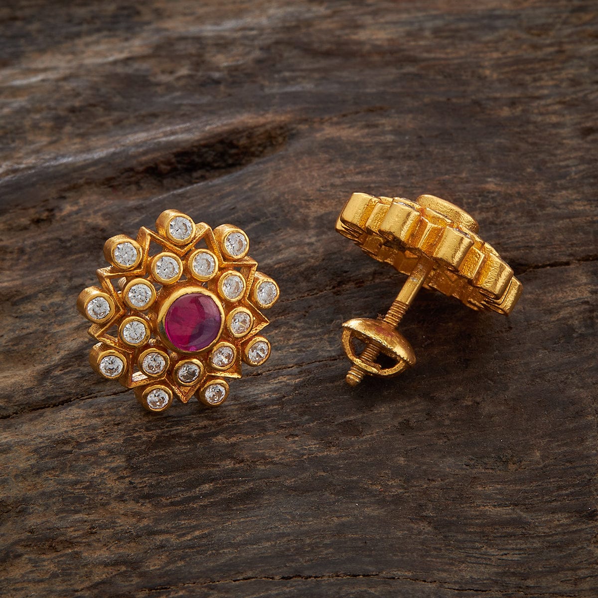 Silver Temple Earring 172557 - Image 3
