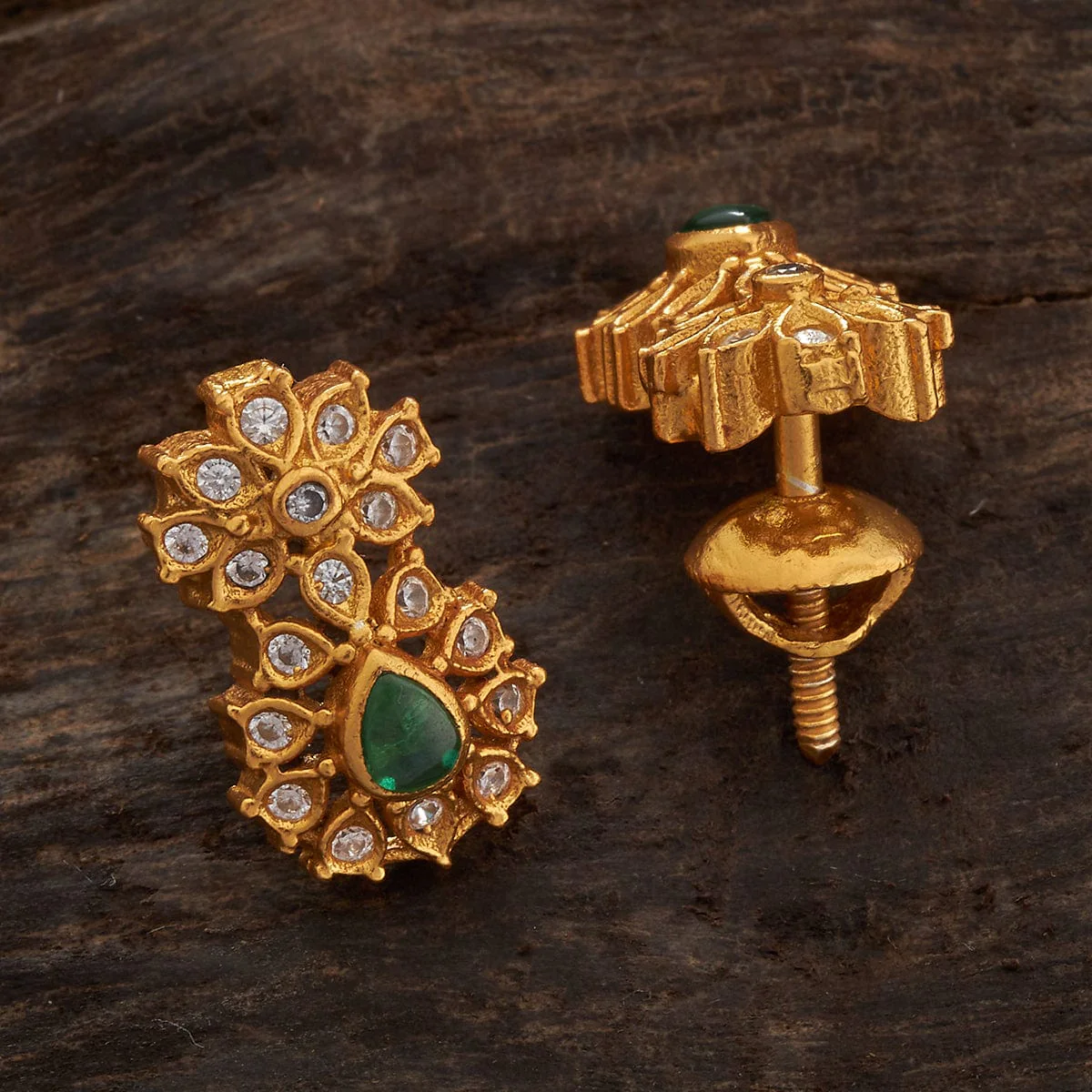 Silver Temple Earring 172562 - Image 2