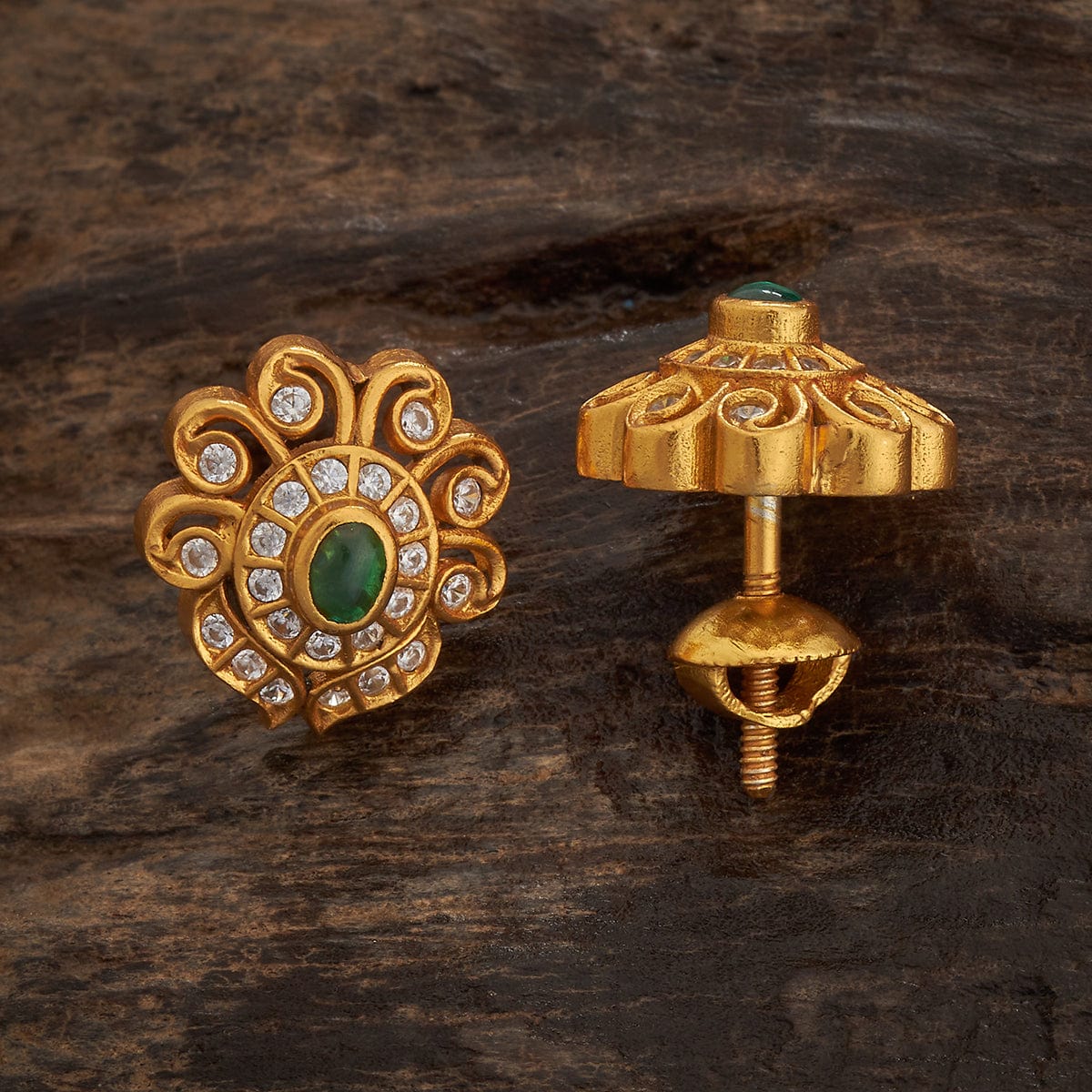 Silver Temple Earring 172565 - Image 2