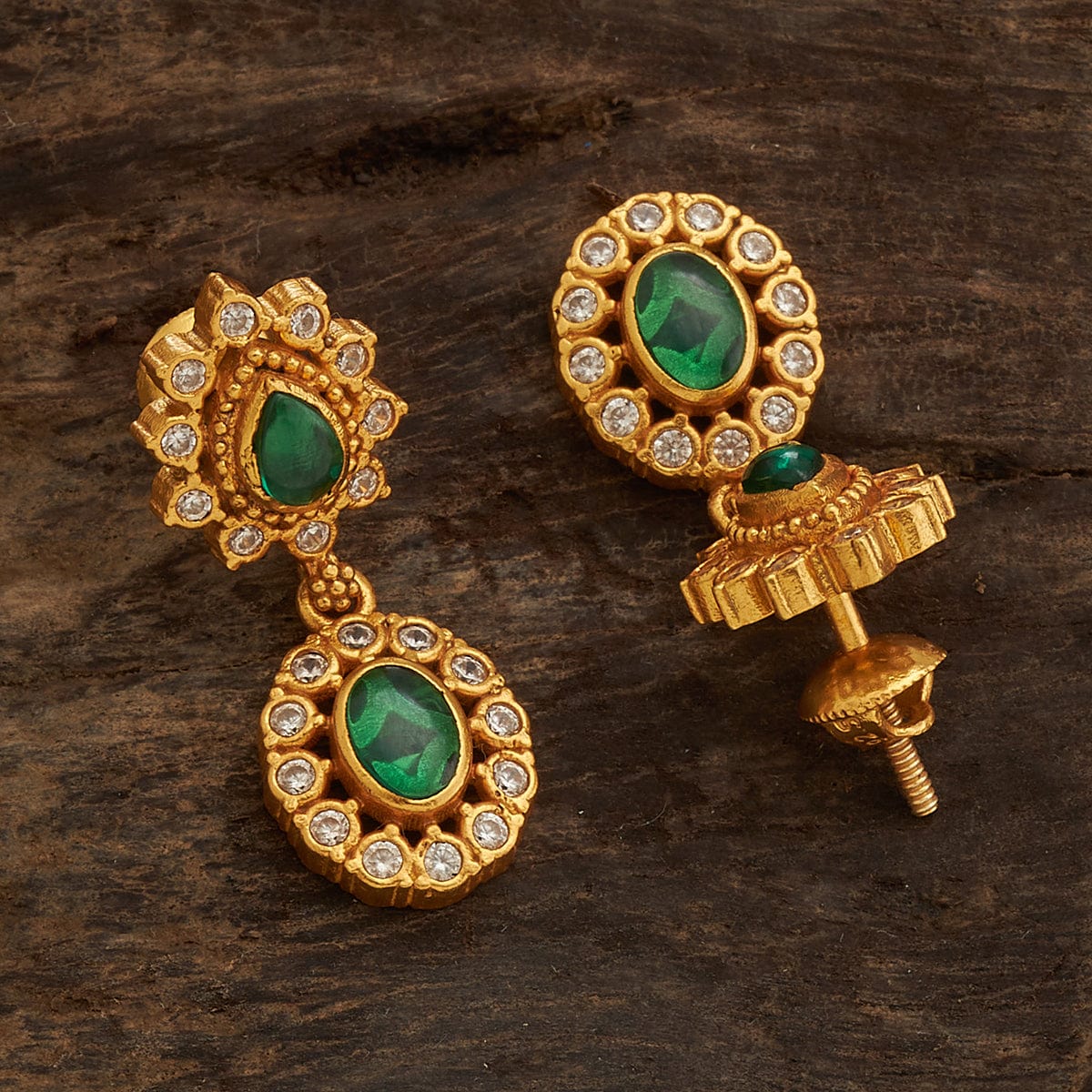 Silver Temple Earring 172792 - Image 4