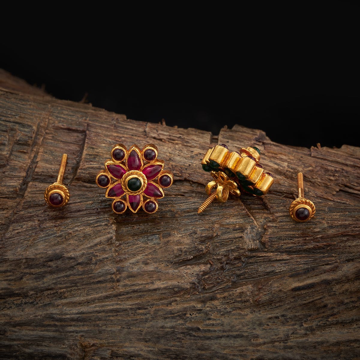 Silver Temple Earring 172793 - Image 3