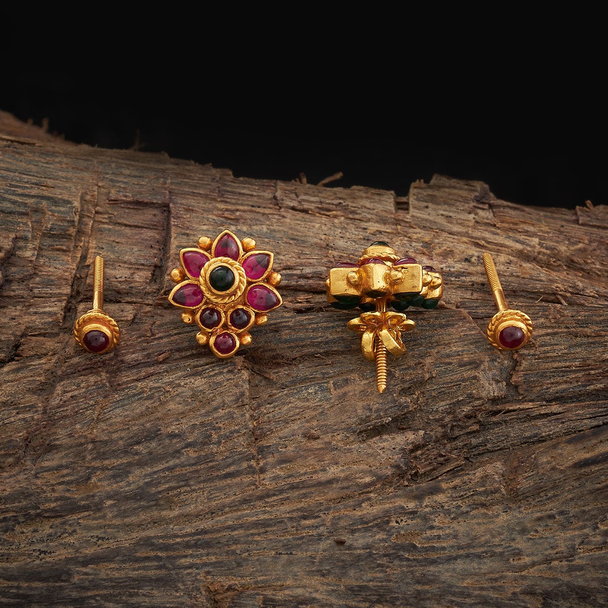 Silver Temple Earring 172794 - Image 3