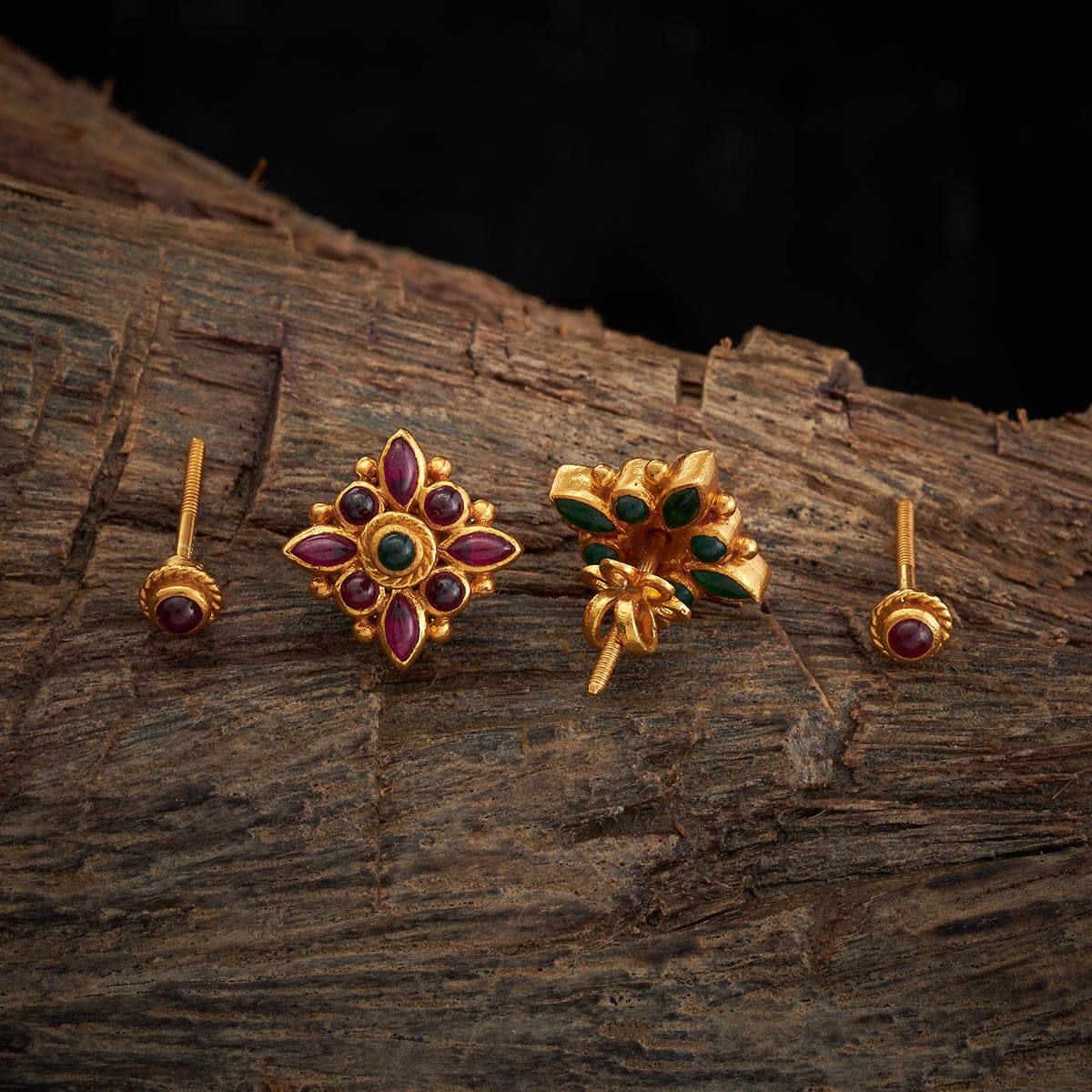 Silver Temple Earring 172795 - Image 3