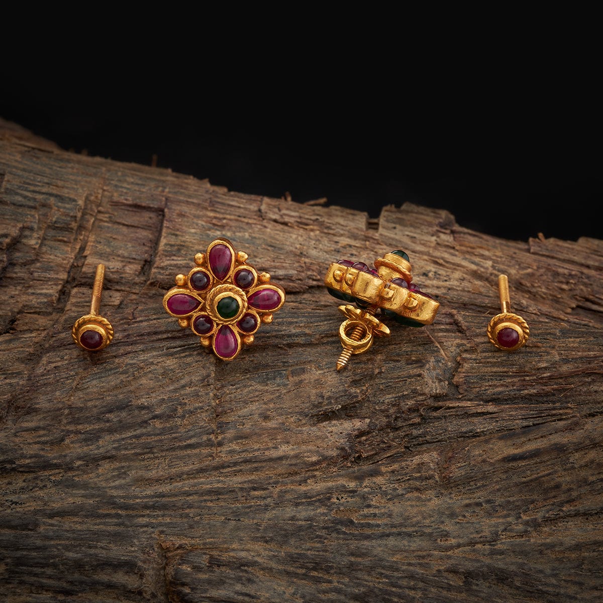 Silver Temple Earring 172797 - Image 2