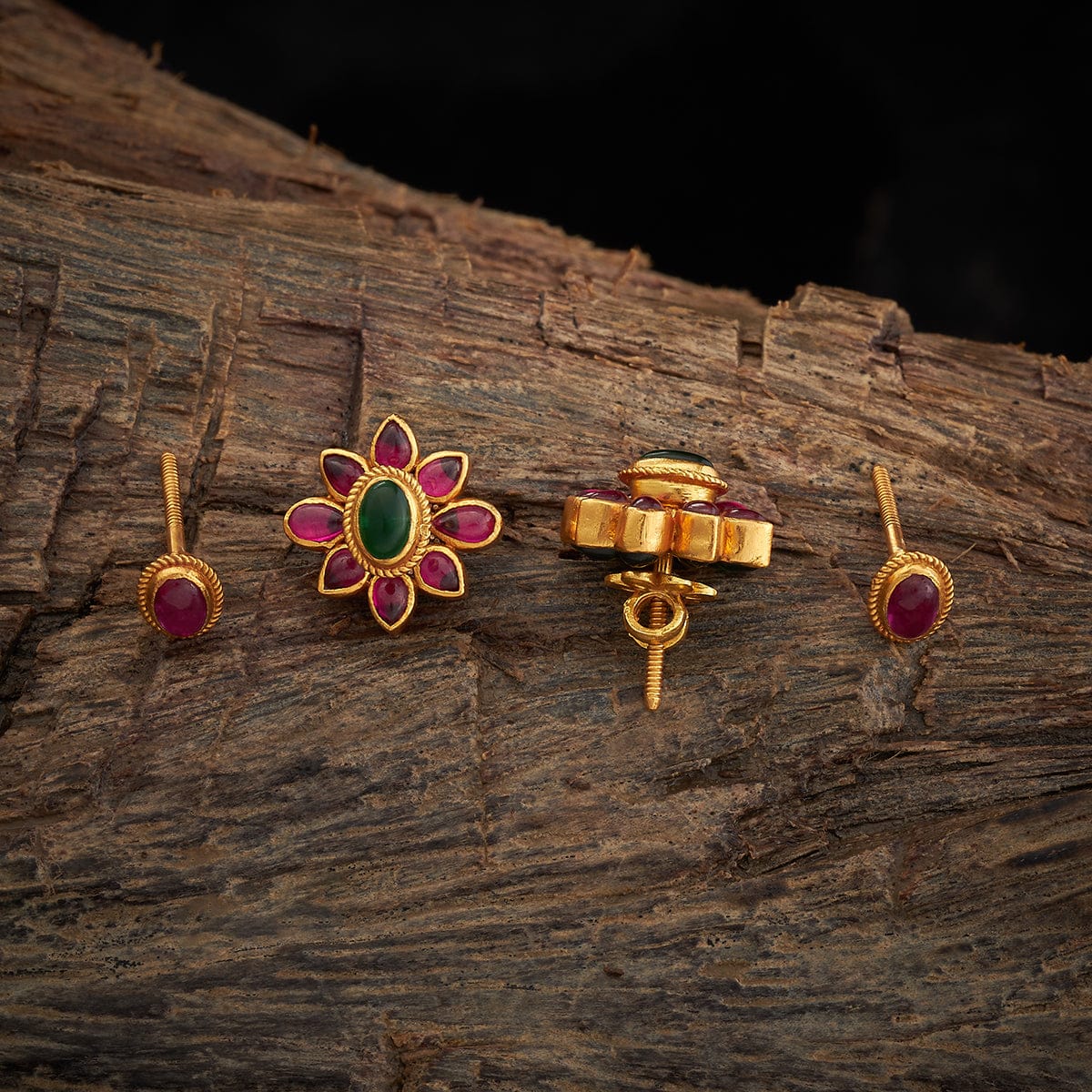 Silver Temple Earring 172798 - Image 3