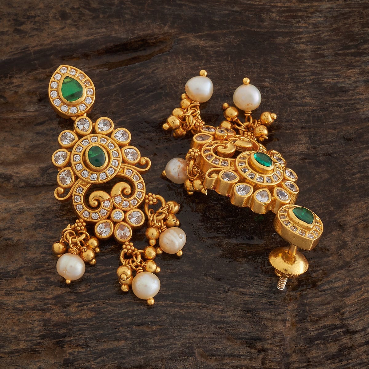 Silver Temple Earring 173397 - Image 2