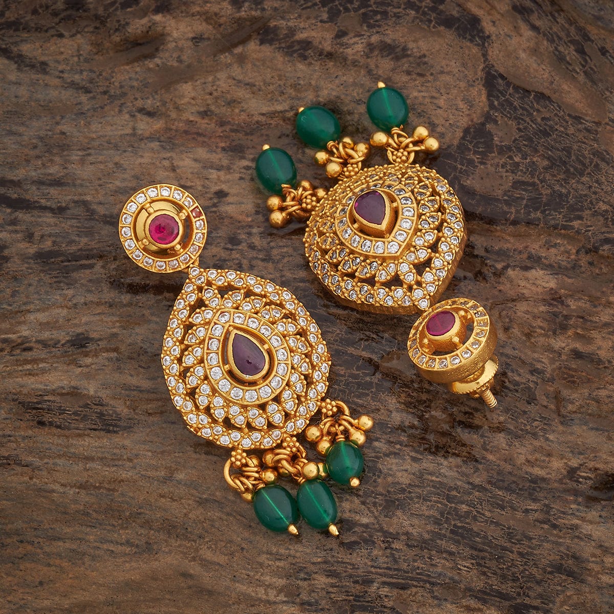 Silver Temple Earring 173399 - Image 6