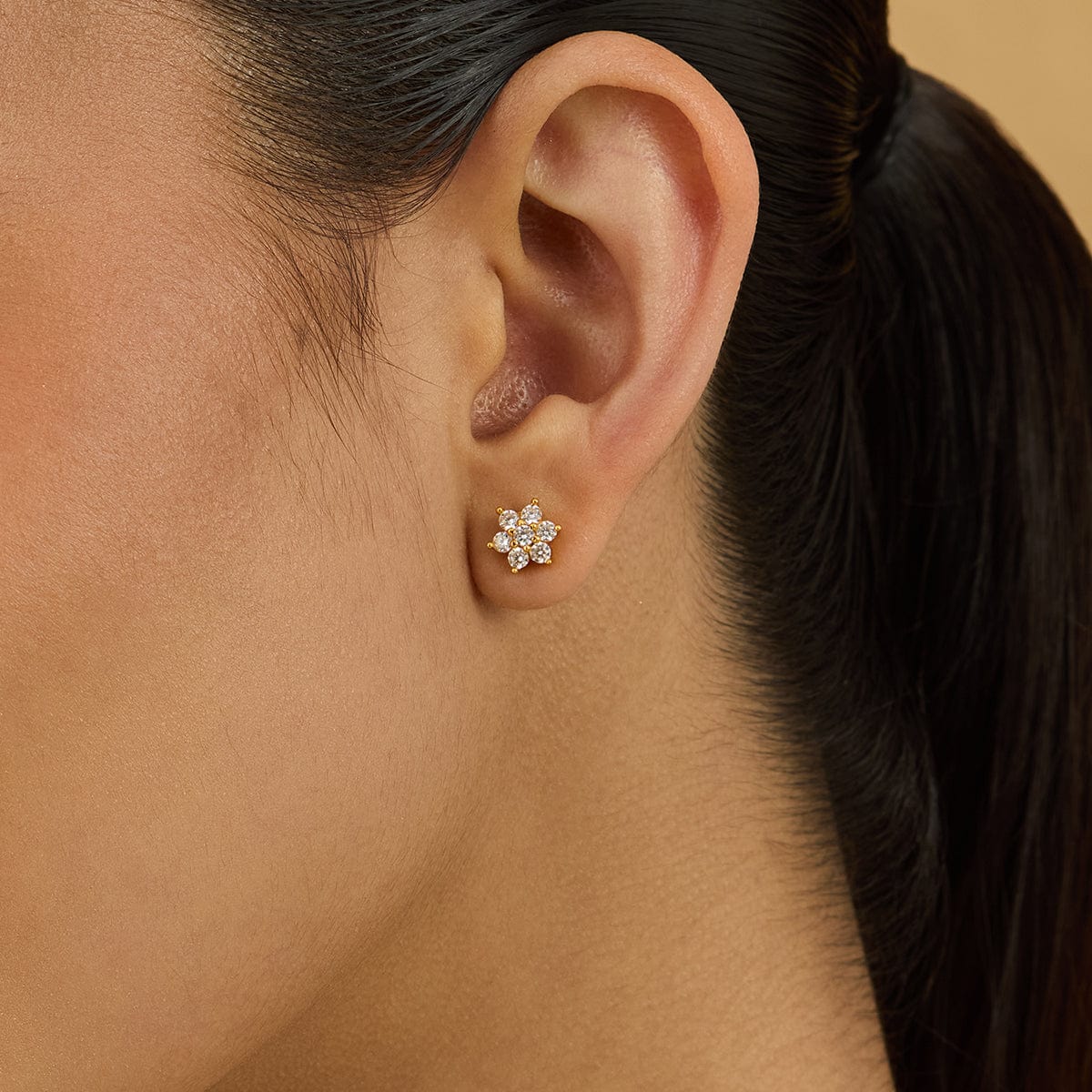 Silver Temple Earring 174070 - Image 2