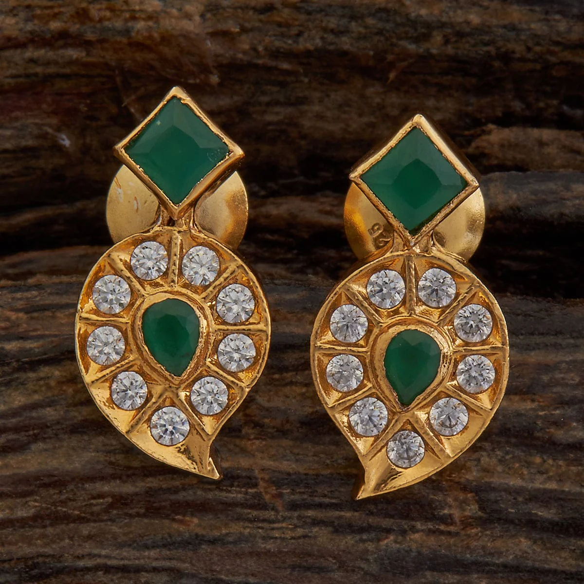 Silver Temple Earring 174078 - Image 7