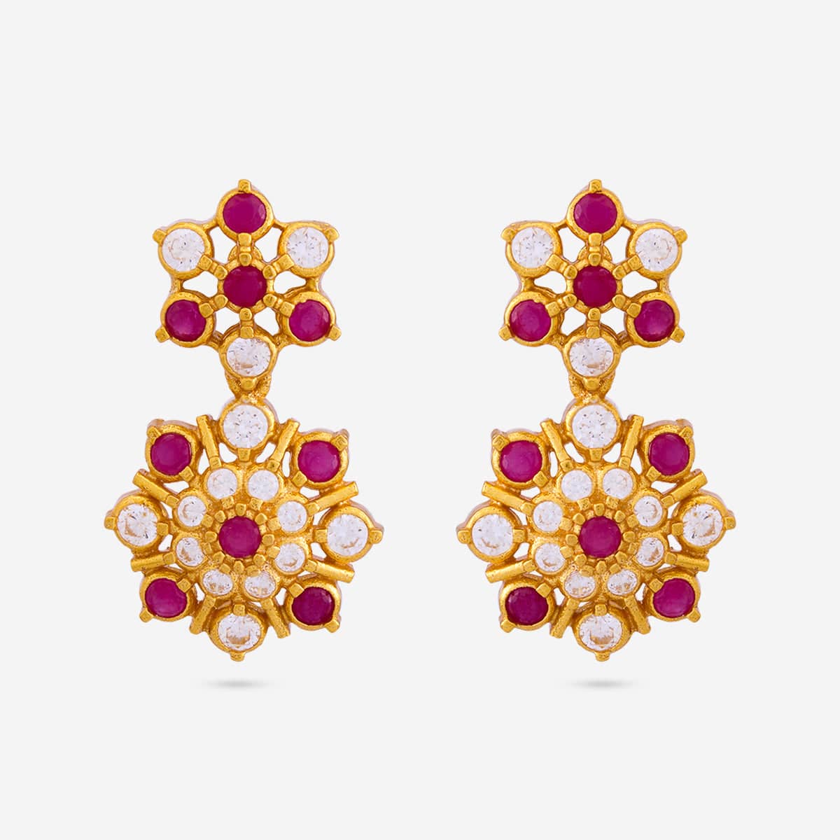 Silver Temple Earring 174083 - Image 5
