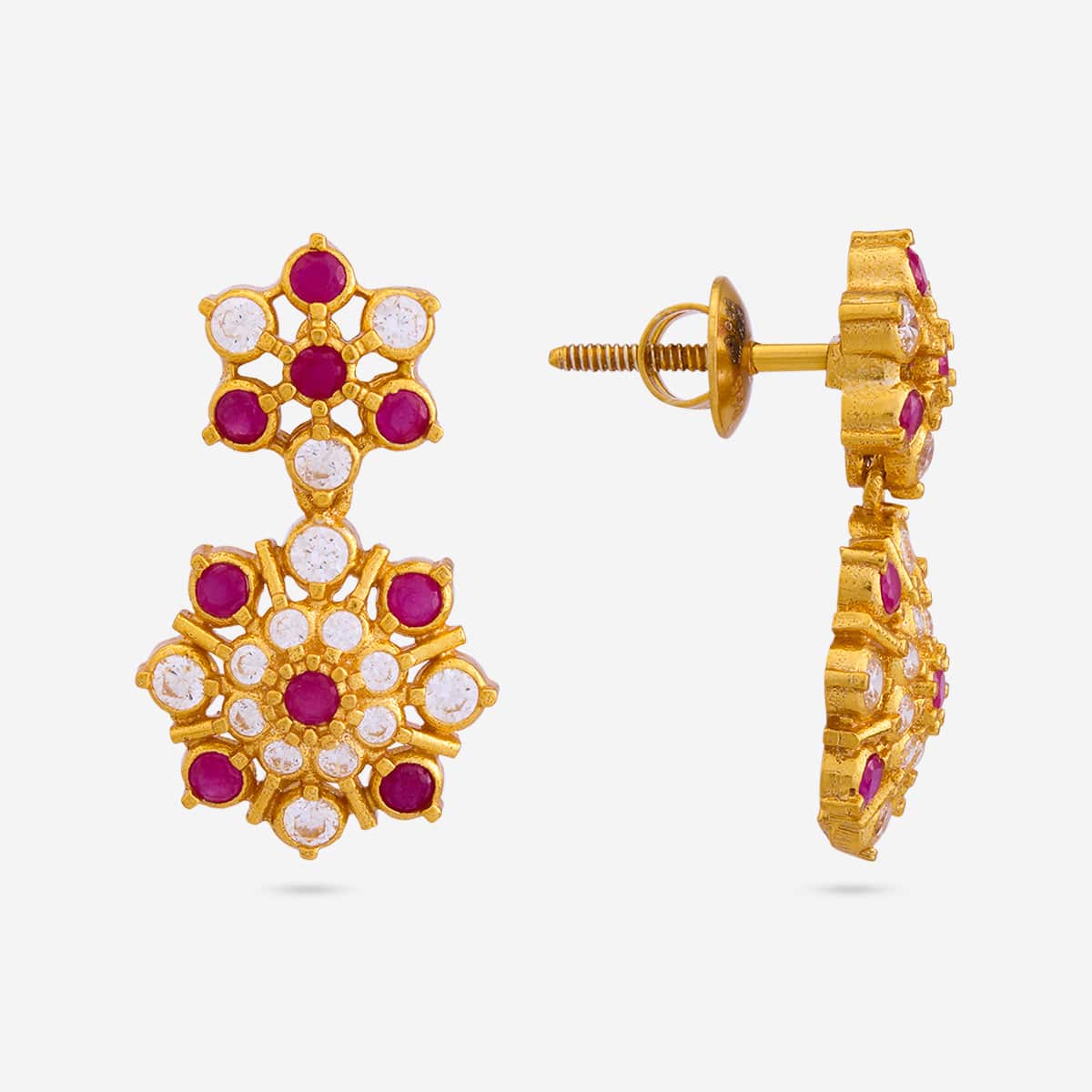 Silver Temple Earring 174083 - Image 7