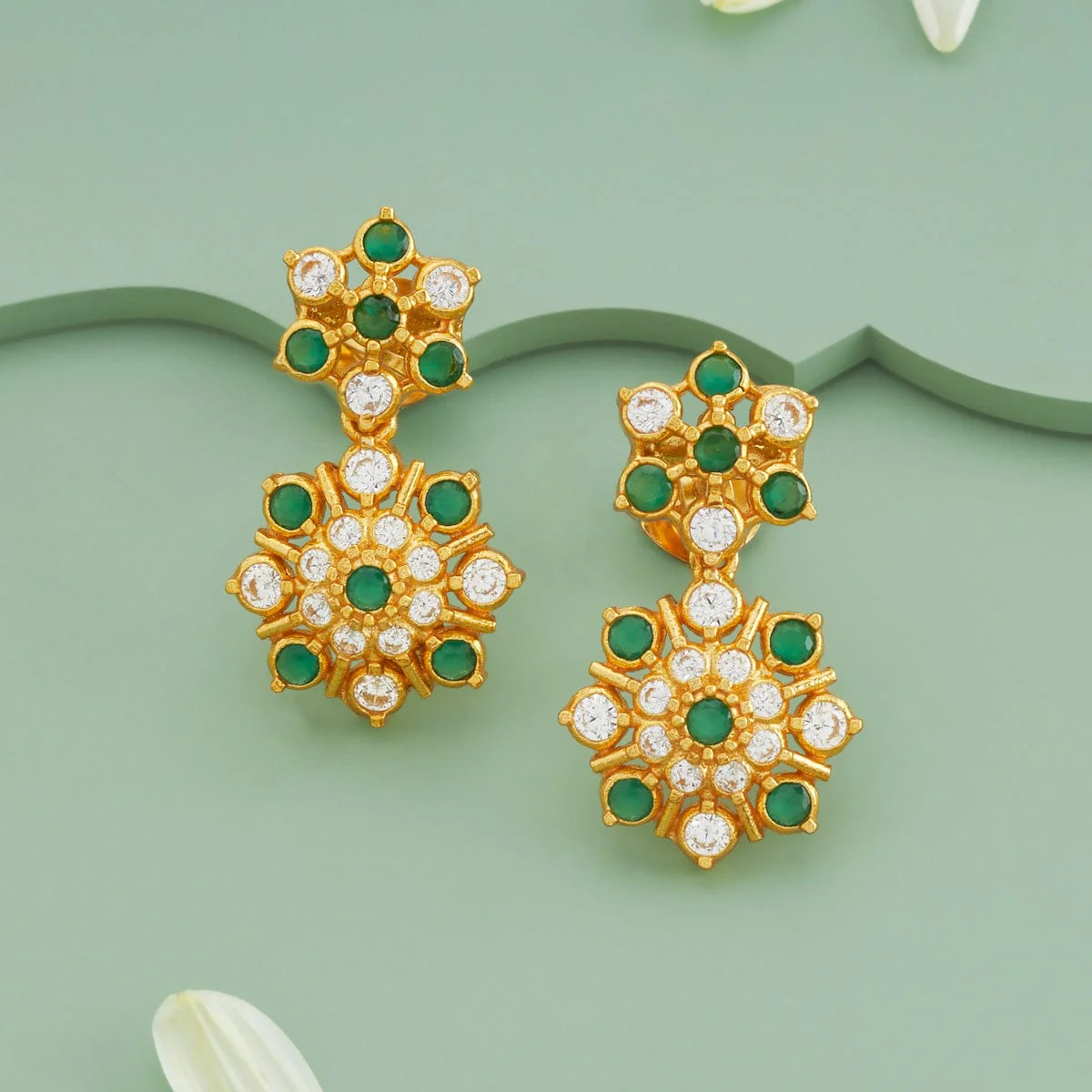 Silver Temple Earring 174083 - Image 9