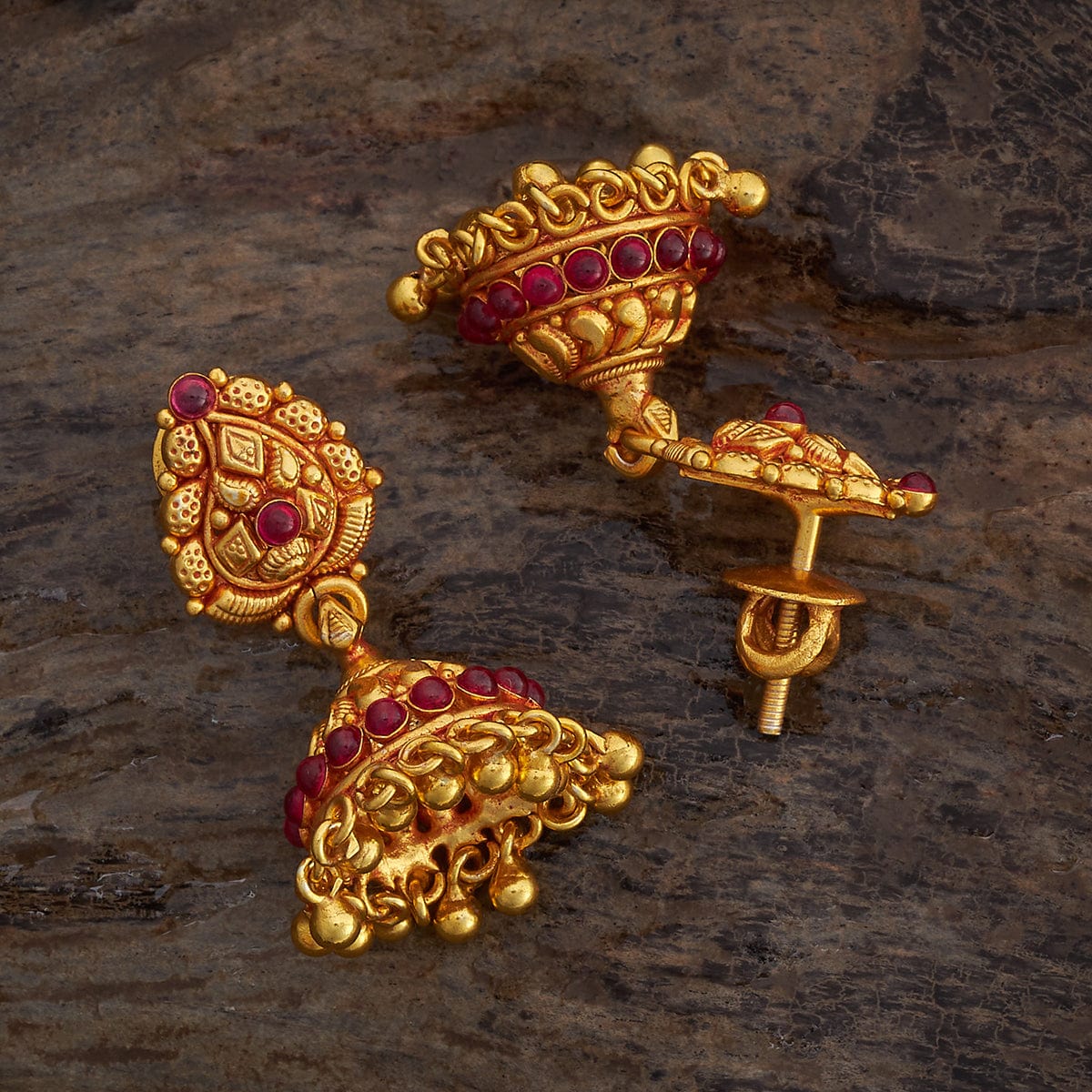 Silver Temple Earring 174136 - Image 5