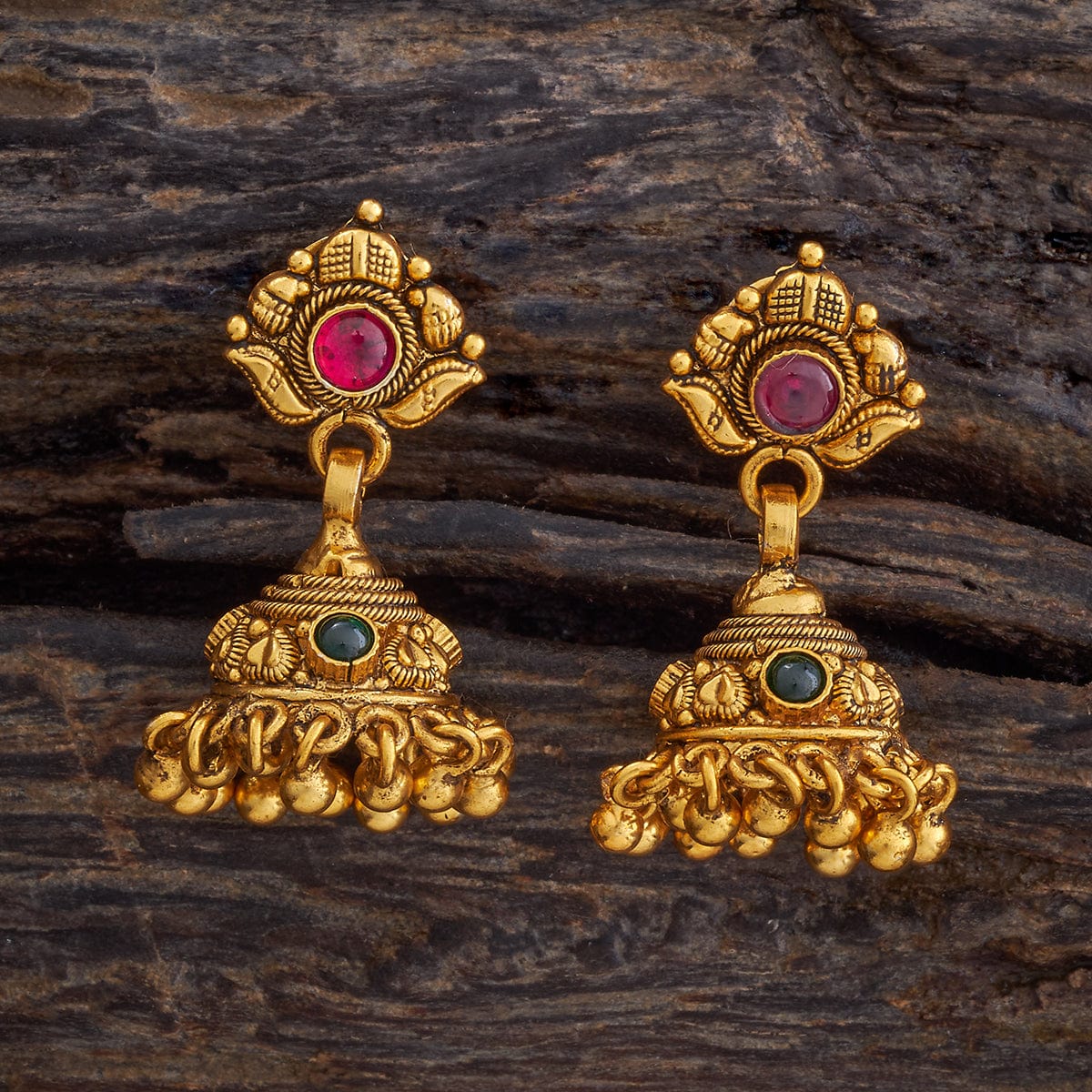 Silver Temple Earring 174166 - Image 4