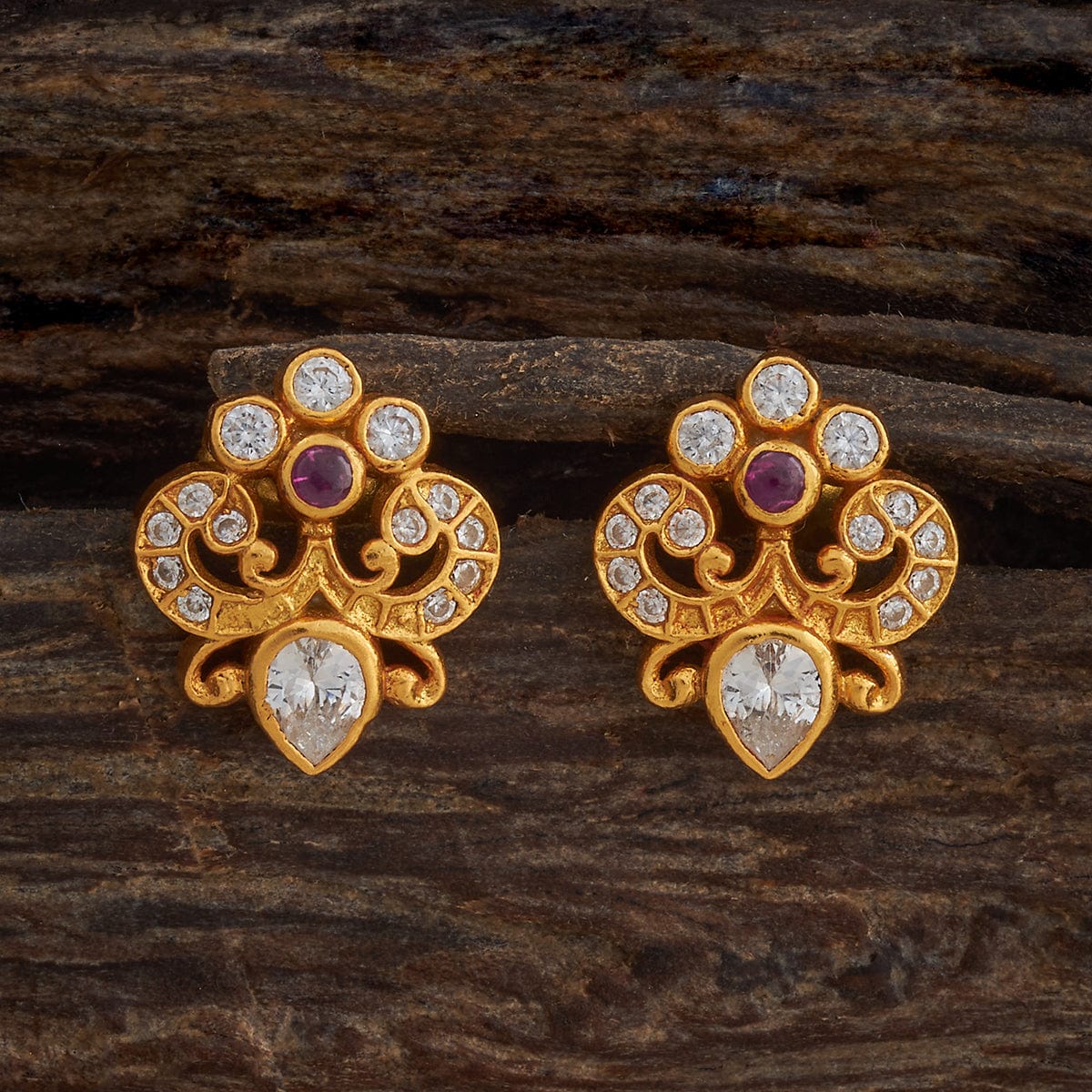 Silver Temple Earring 174251 - Image 5