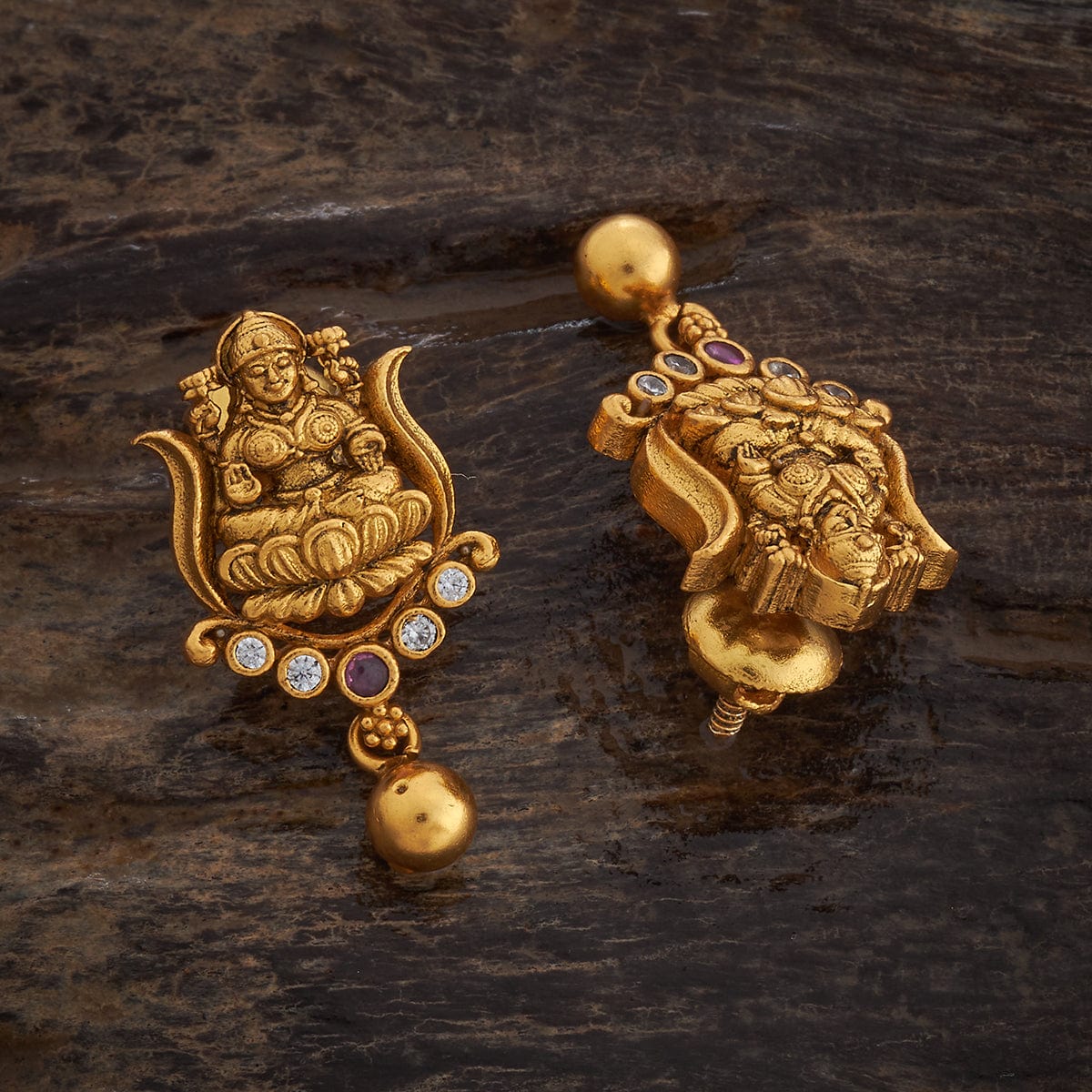 Silver Temple Earring 174318 - Image 4