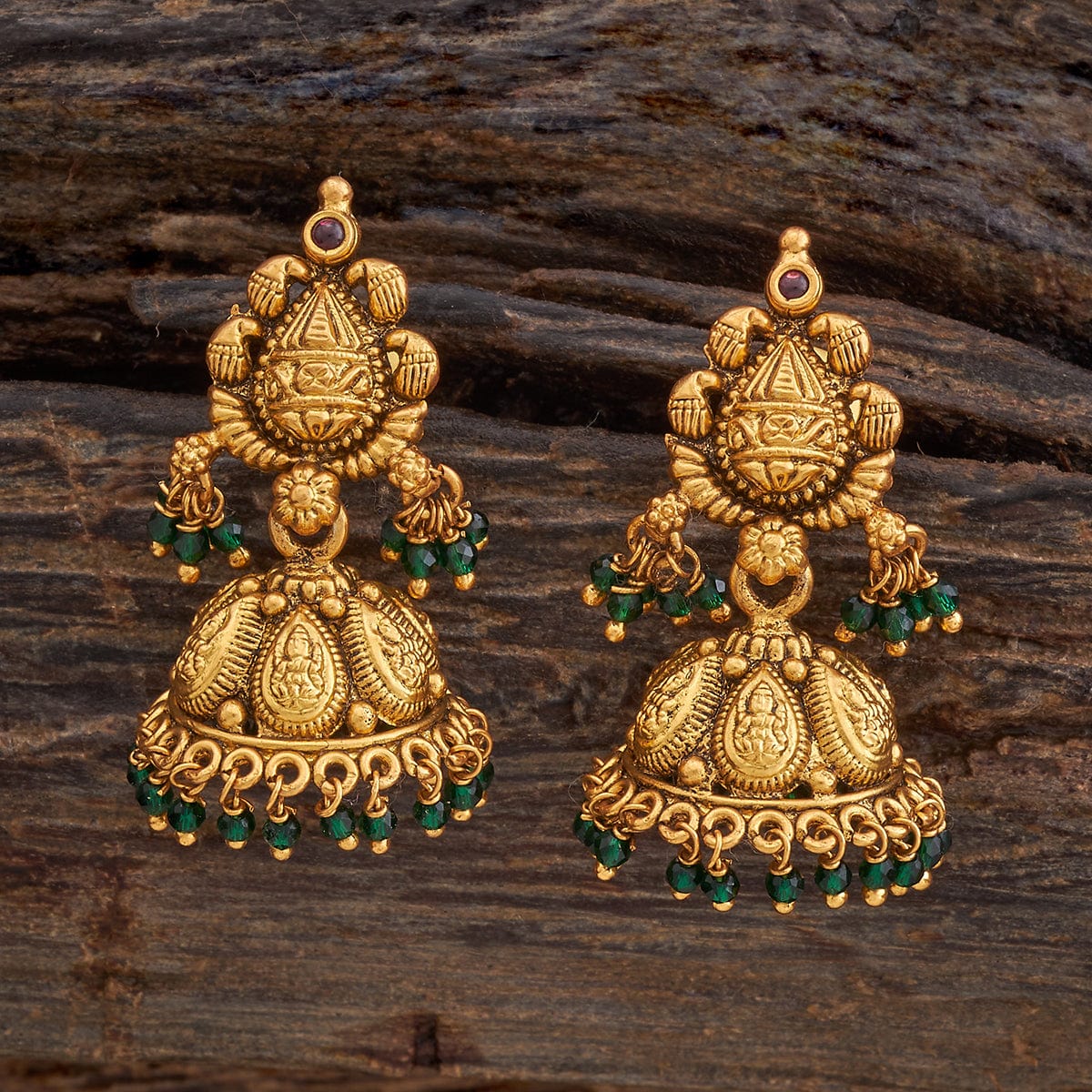 Silver Temple Earring 174365 - Image 4