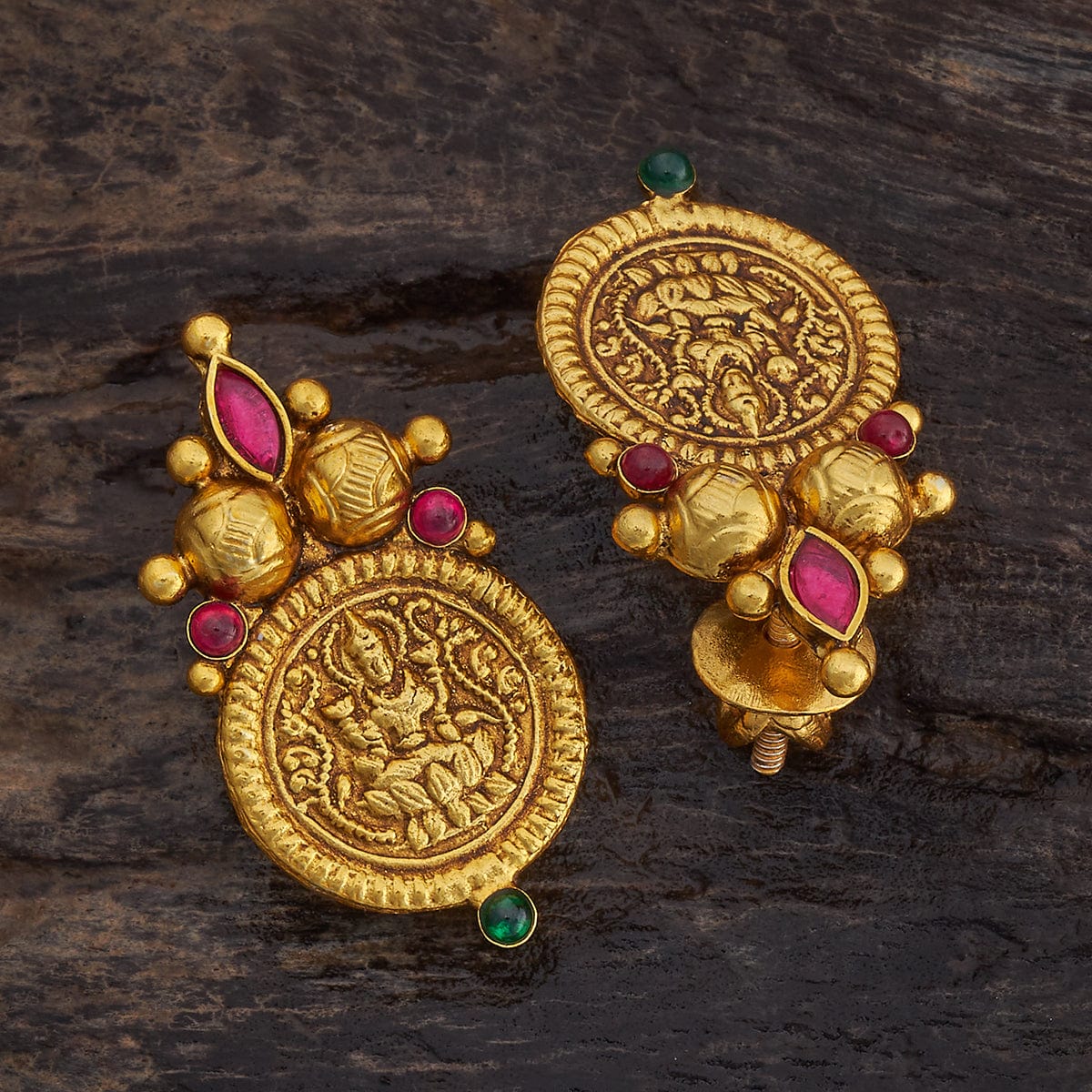 Silver Temple Earring 175735 - Image 4