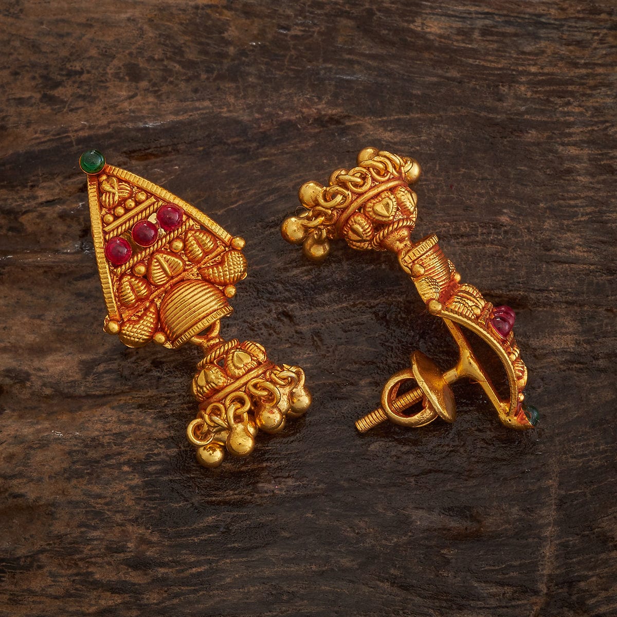 Silver Temple Earring 175739 - Image 3