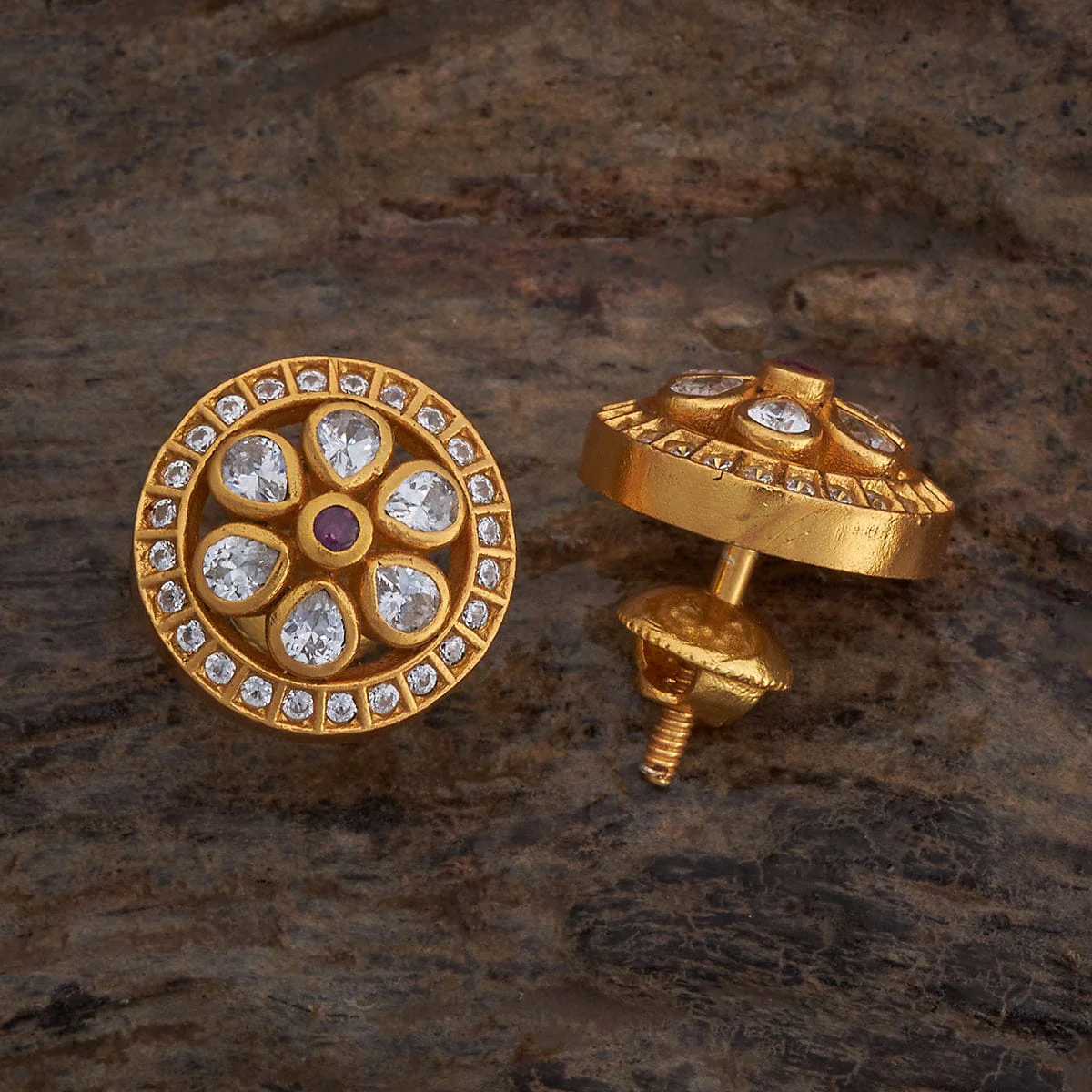 Silver Temple Earring 177357 - Image 3