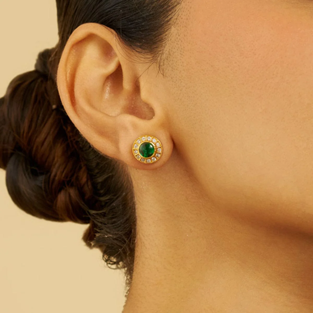 Silver Temple Earring 177359 - Image 2