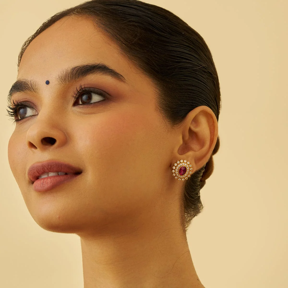 Silver Temple Earring 177362 - Image 3