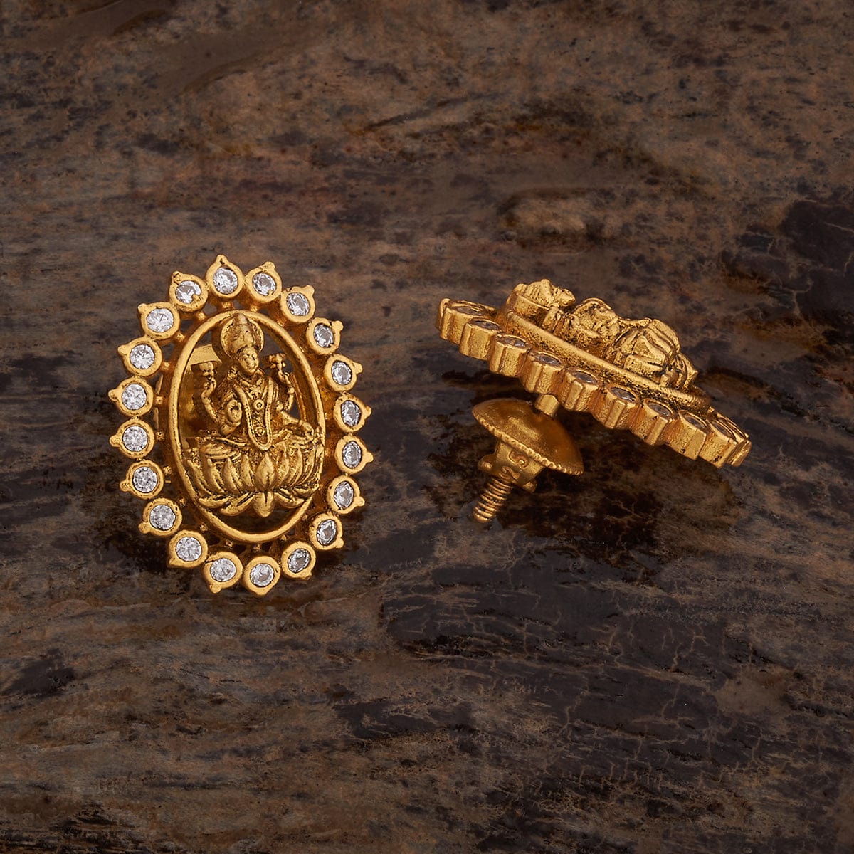 Silver Temple Earring 178082 - Image 4