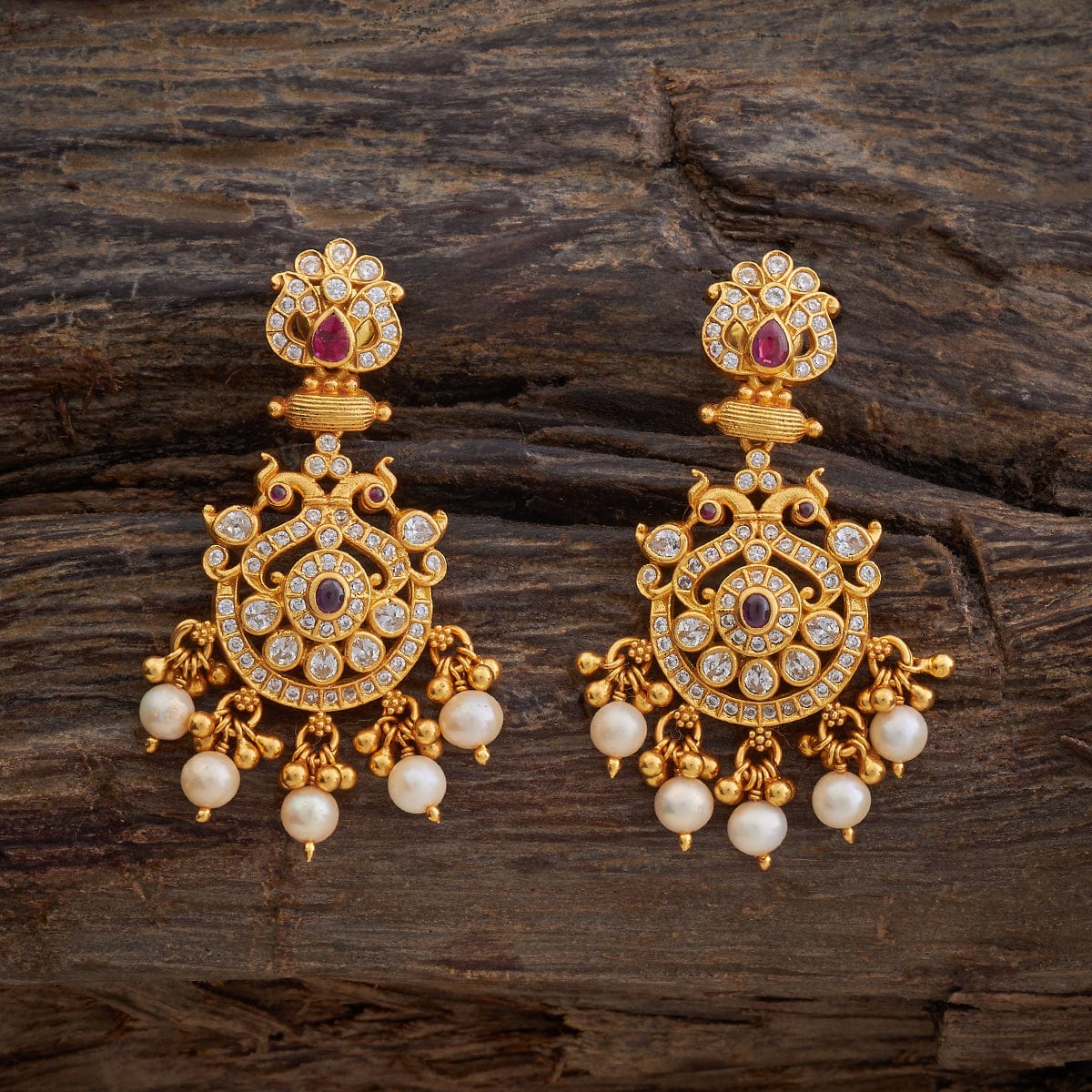 Silver Temple Earring 178151 - Image 4