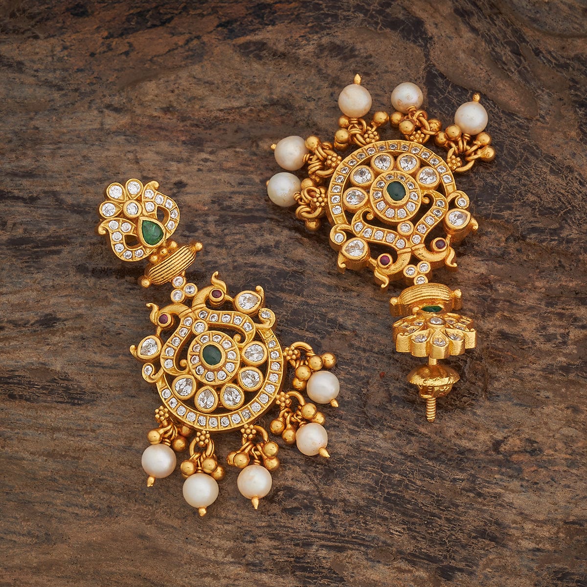 Silver Temple Earring 178151 - Image 6