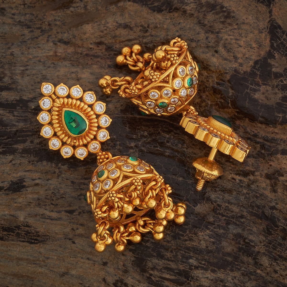 Silver Temple Earring 178165 - Image 3