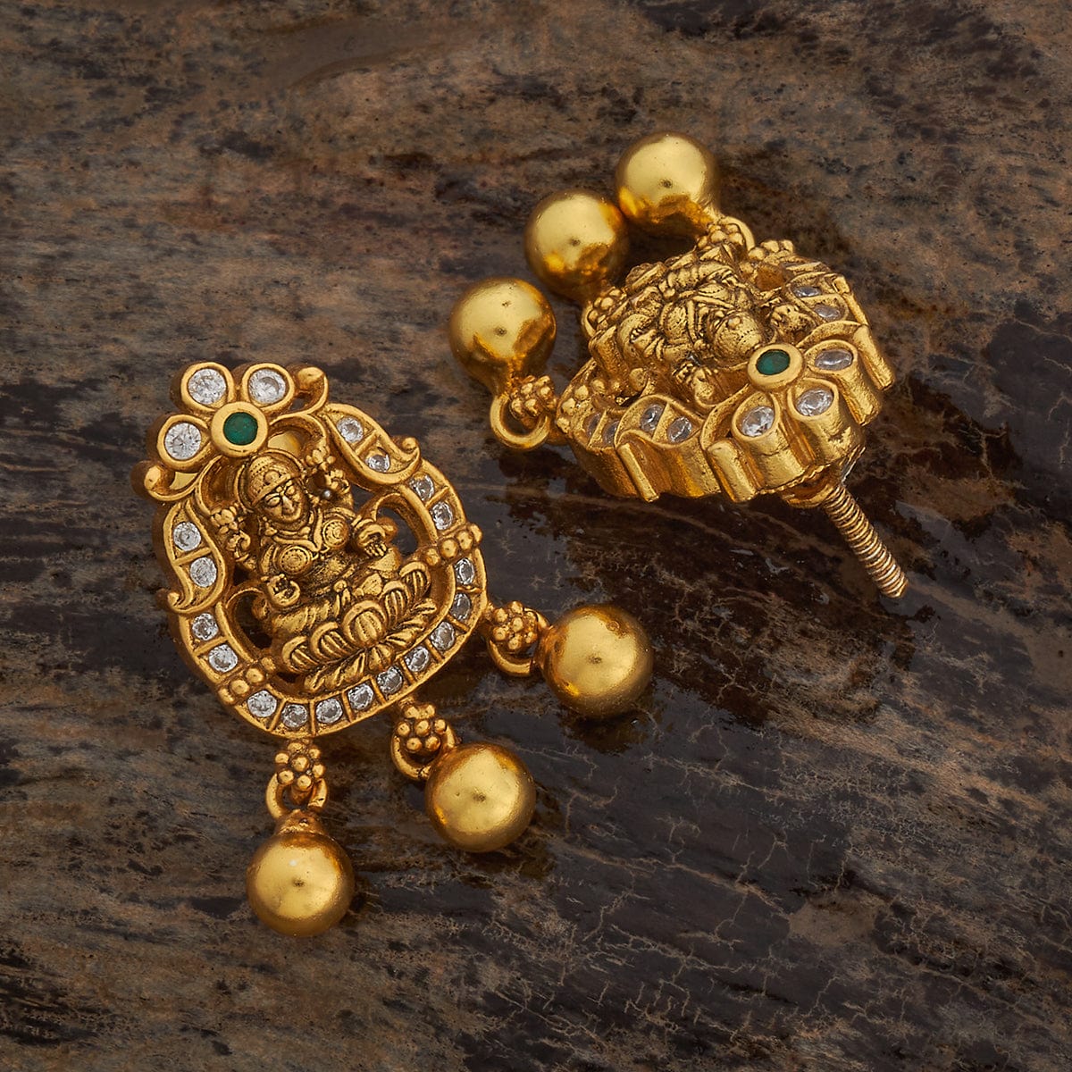 Silver Temple Earring 179593 - Image 7