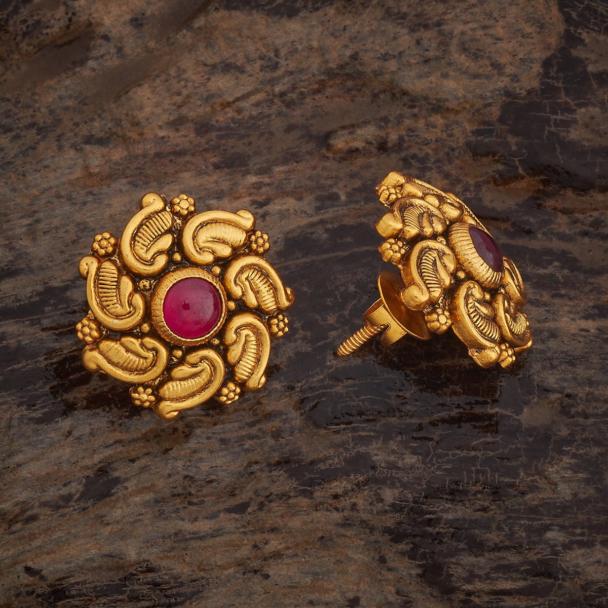 Silver Temple Earring 179595 - Image 4