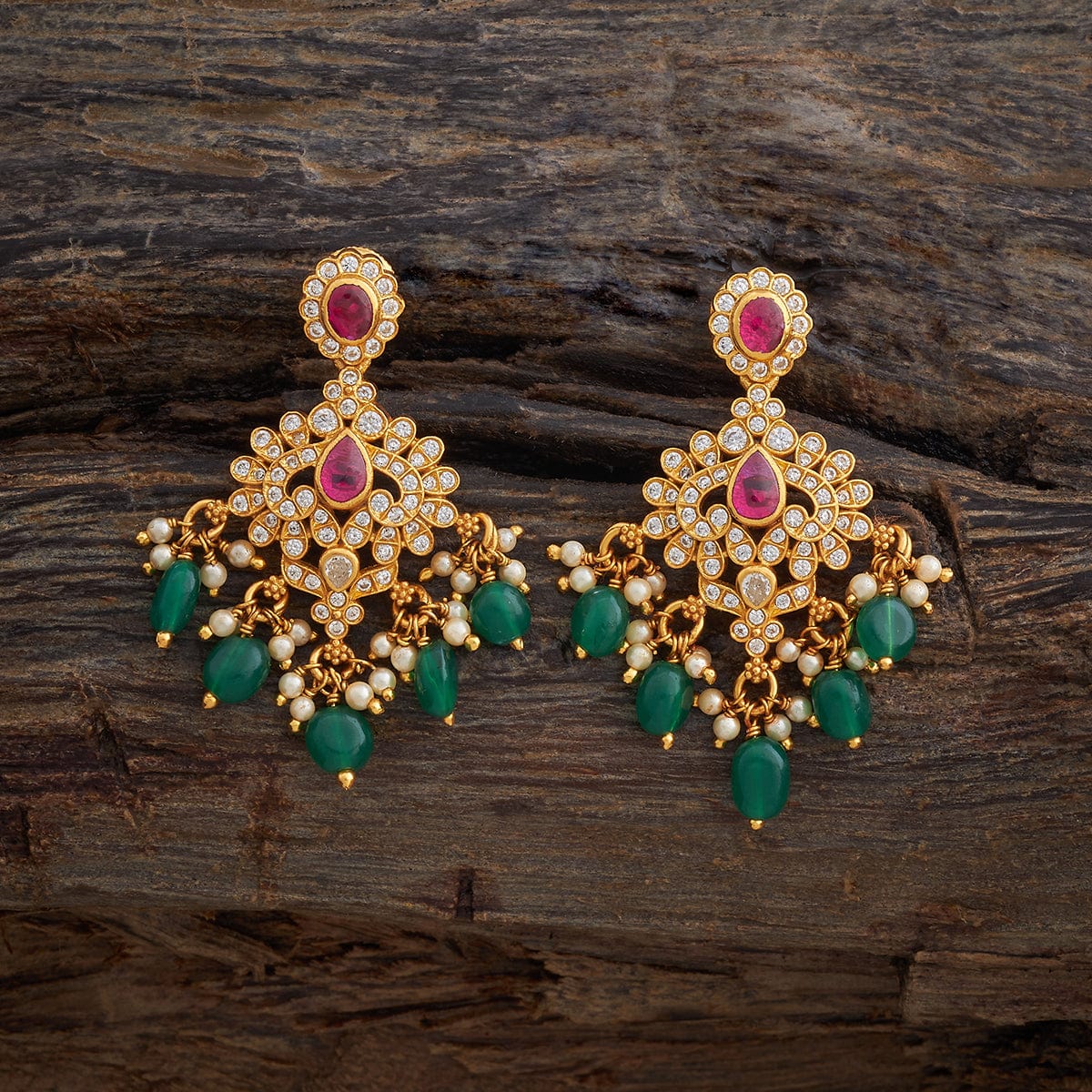 Silver Temple Earring 179598 - Image 5