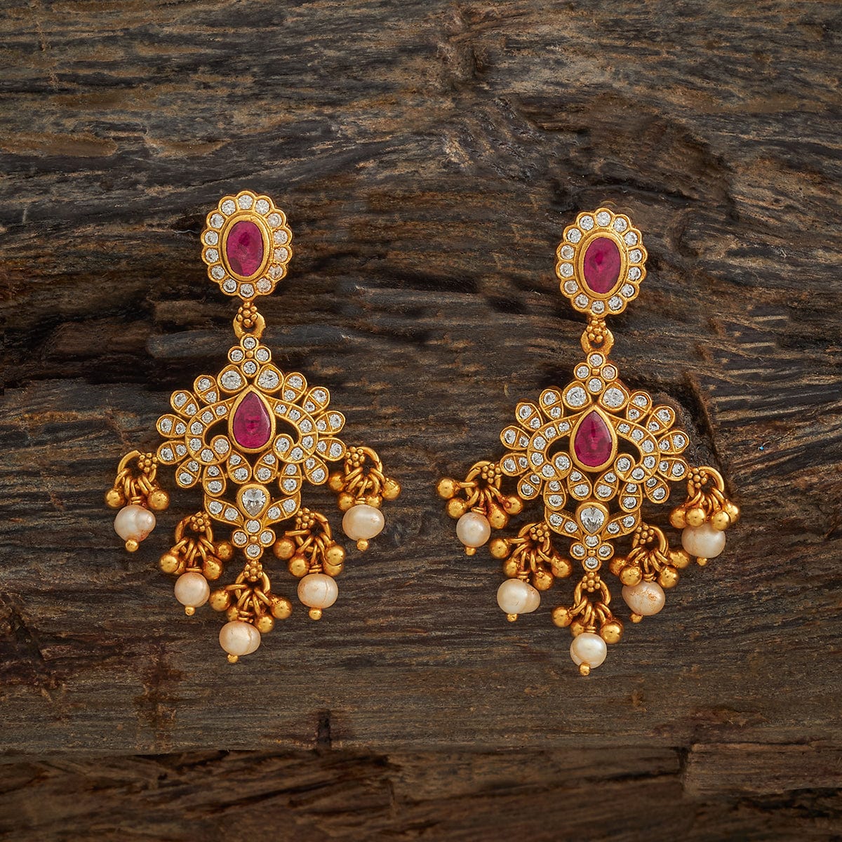 Silver Temple Earring 179598 - Image 6