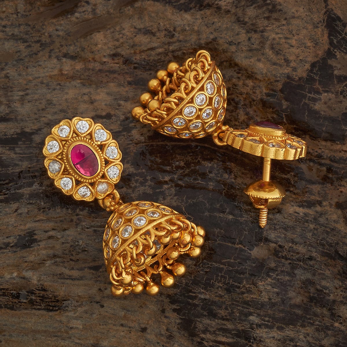 Silver Temple Earring 179600 - Image 3