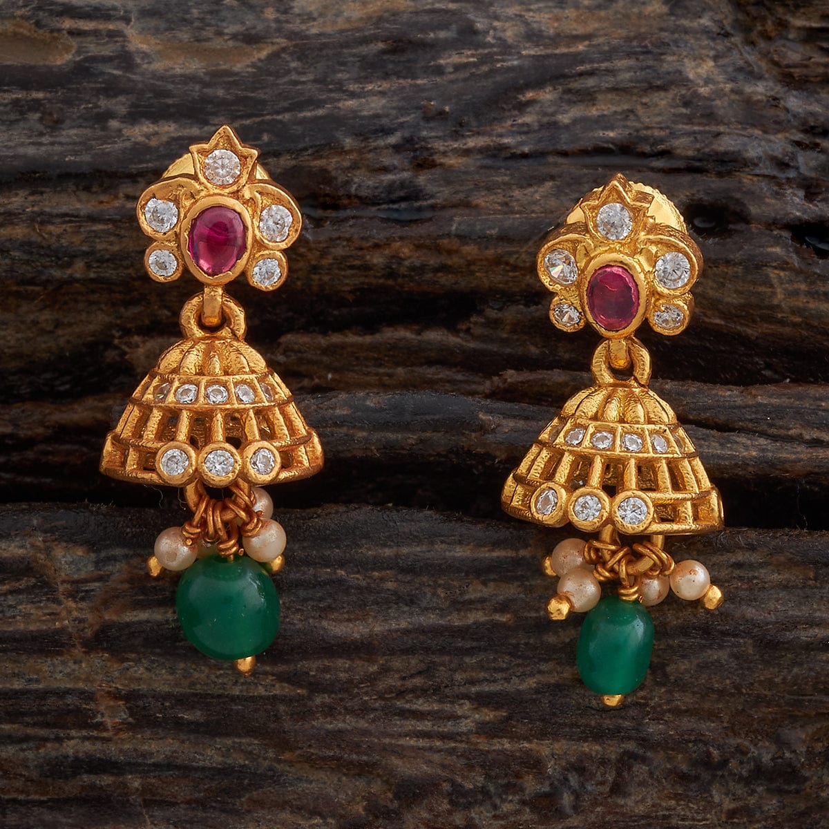 Silver Temple Earring 179603 - Image 4