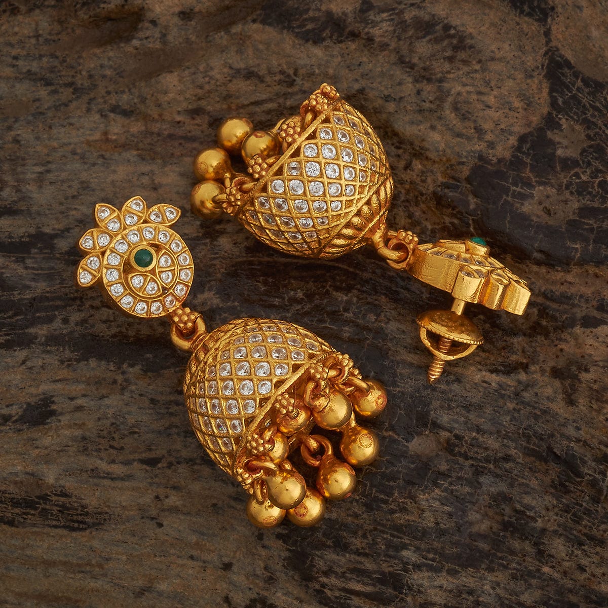 Silver Temple Earring 179605 - Image 3