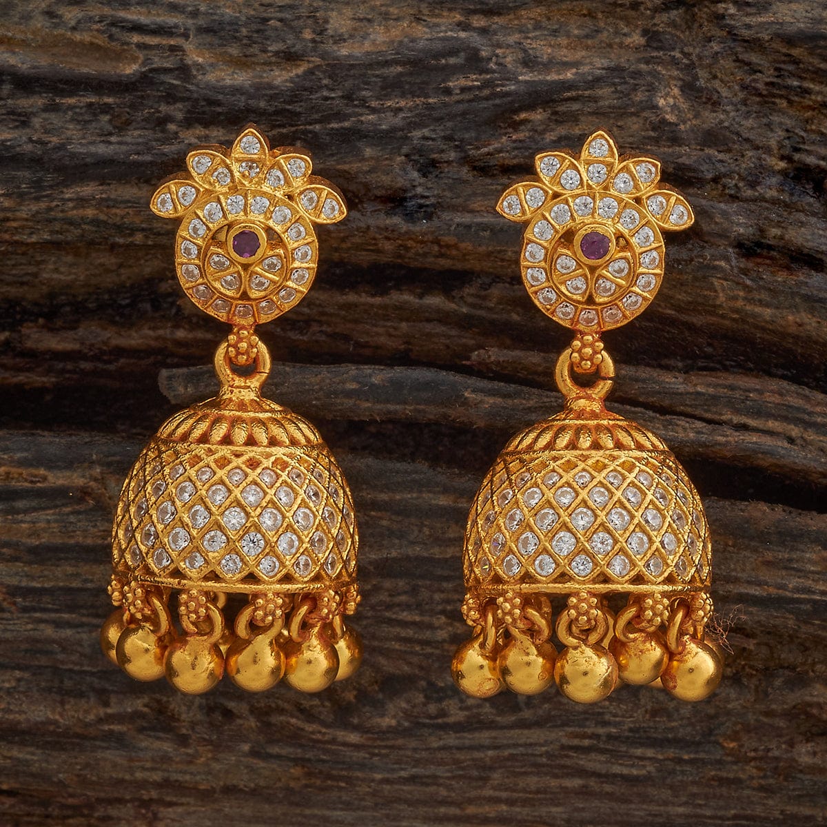 Silver Temple Earring 179605 - Image 4