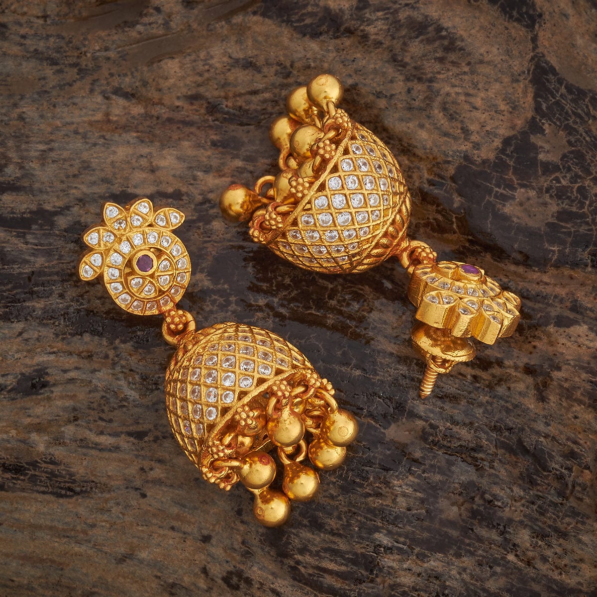 Silver Temple Earring 179605 - Image 5