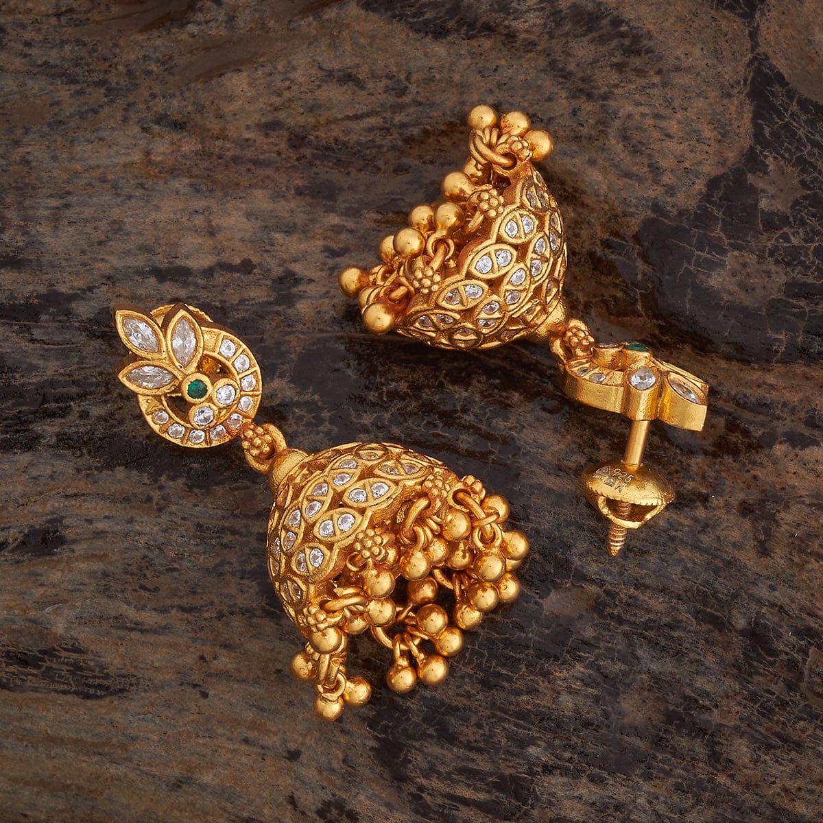 Silver Temple Earring 179609 - Image 3