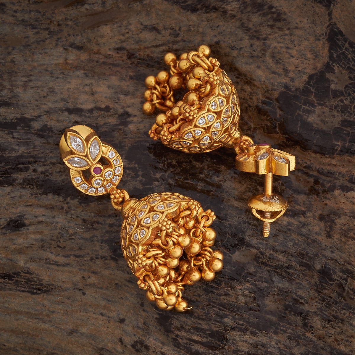 Silver Temple Earring 179609 - Image 5