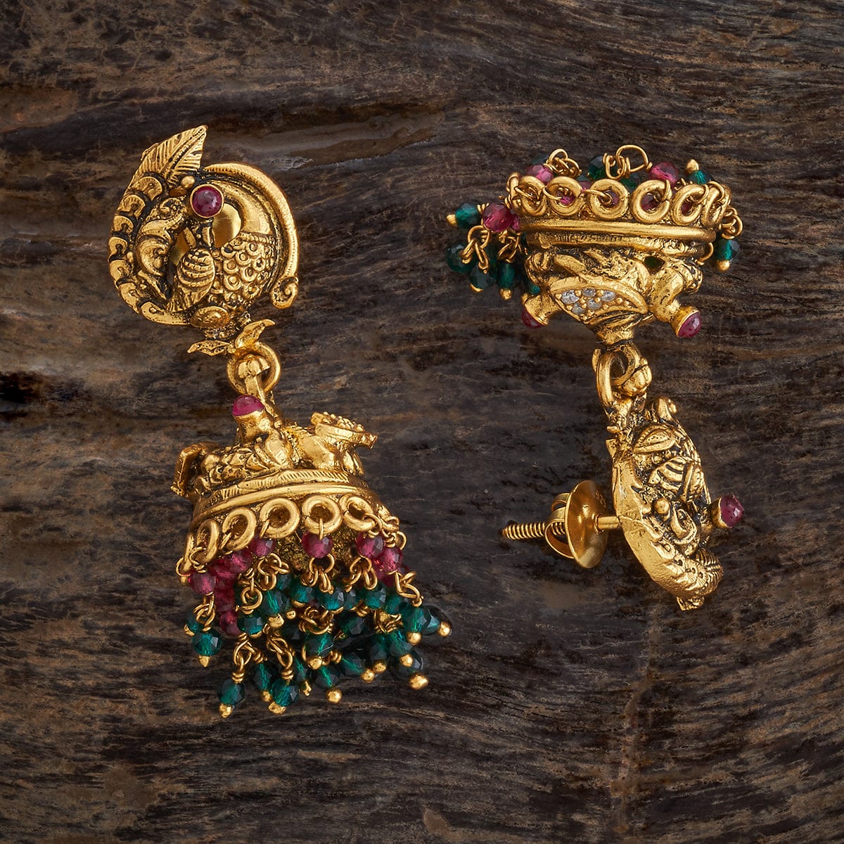 Silver Temple Earring 179613 - Image 3