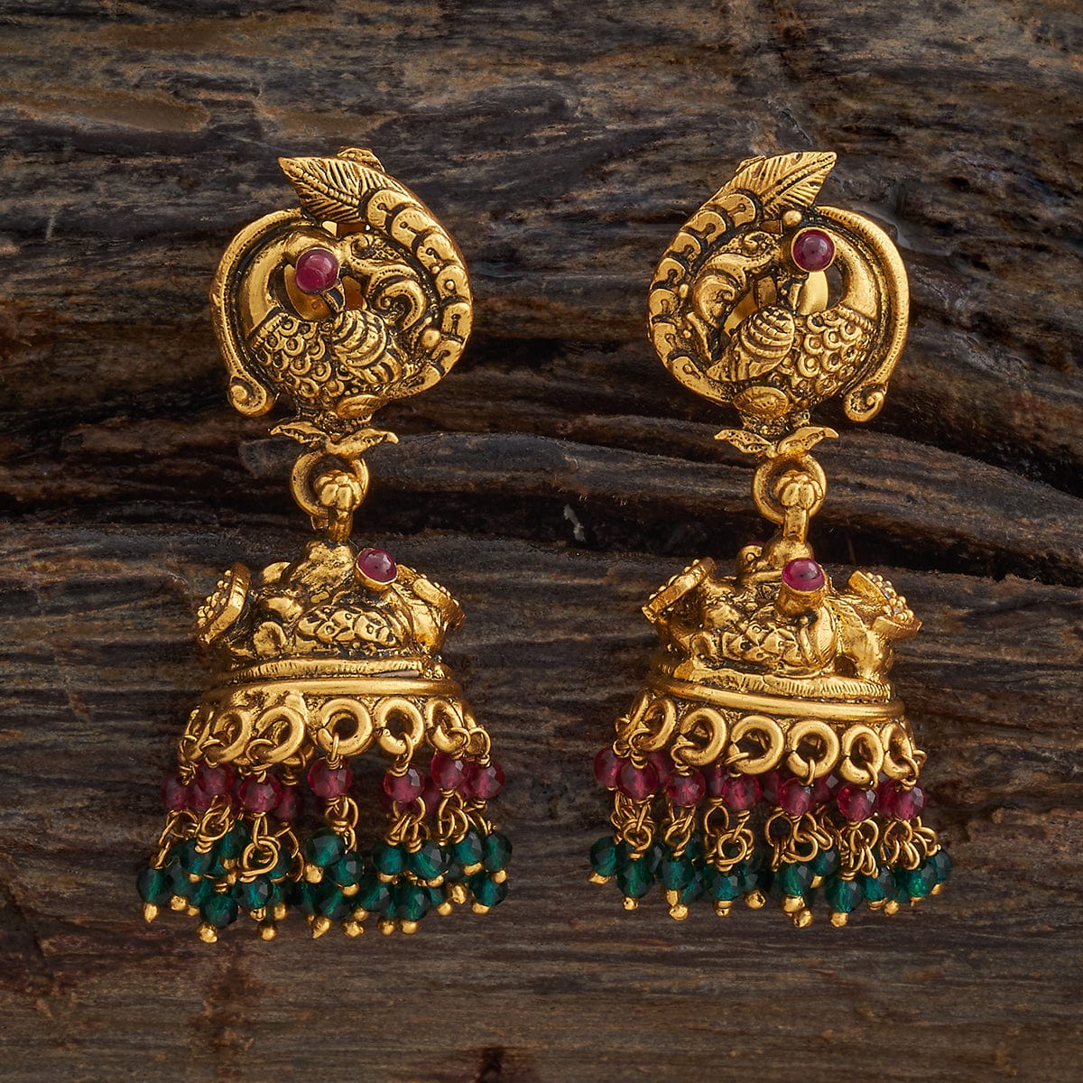 Silver Temple Earring 179613 - Image 4